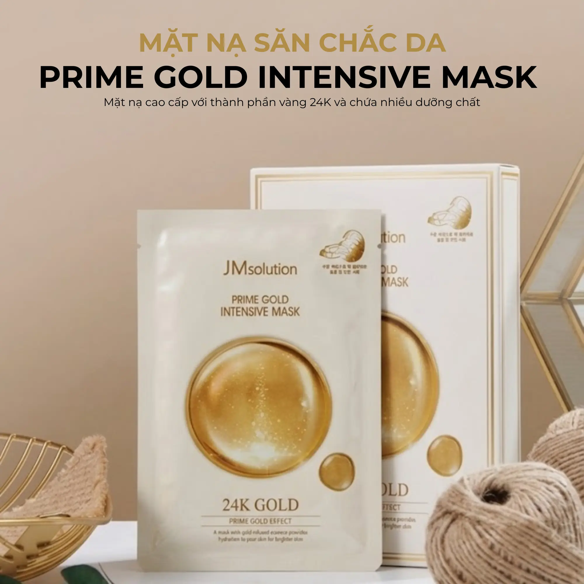 mặt nạ JM Solution 24K