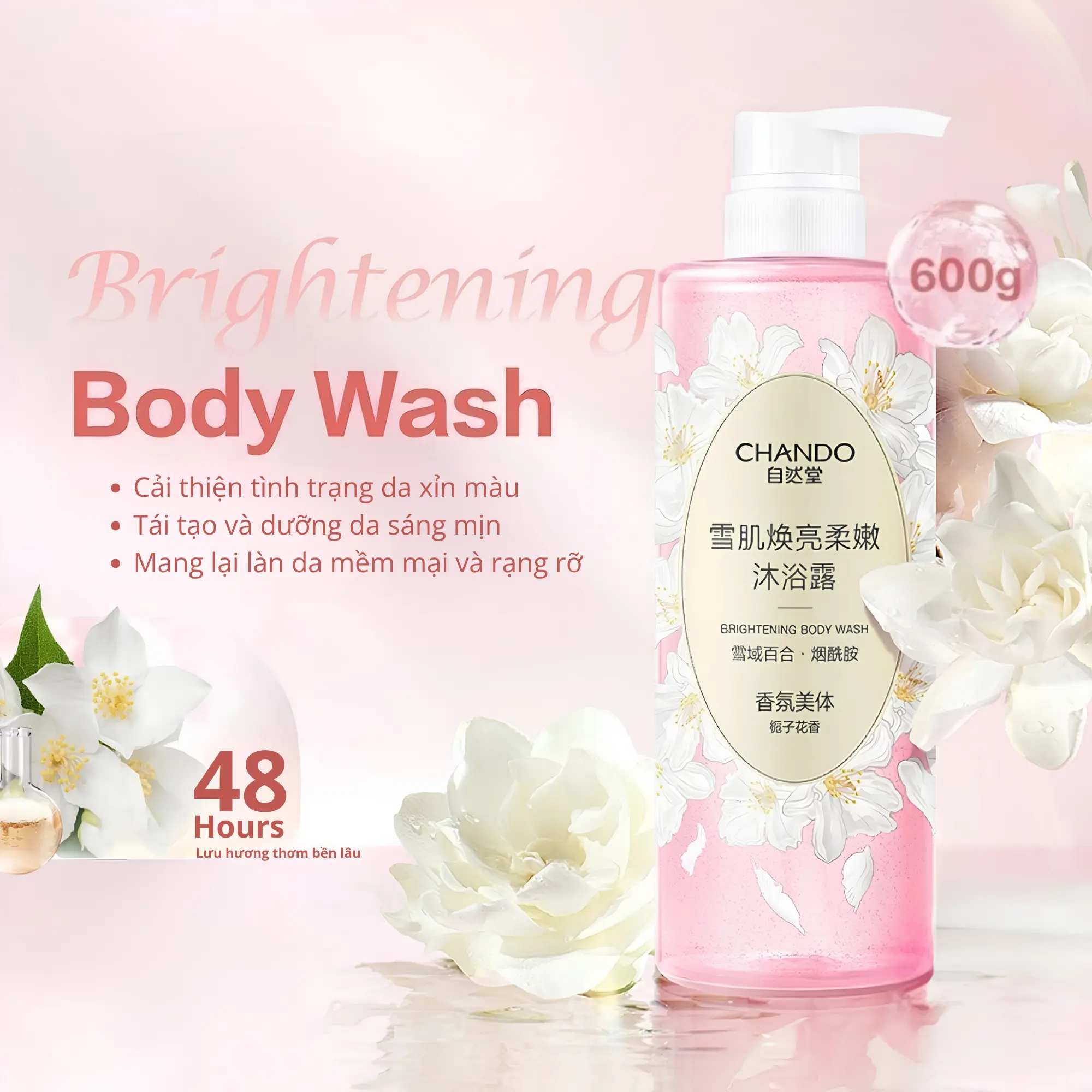 sữa tắm dưỡng sáng Chando