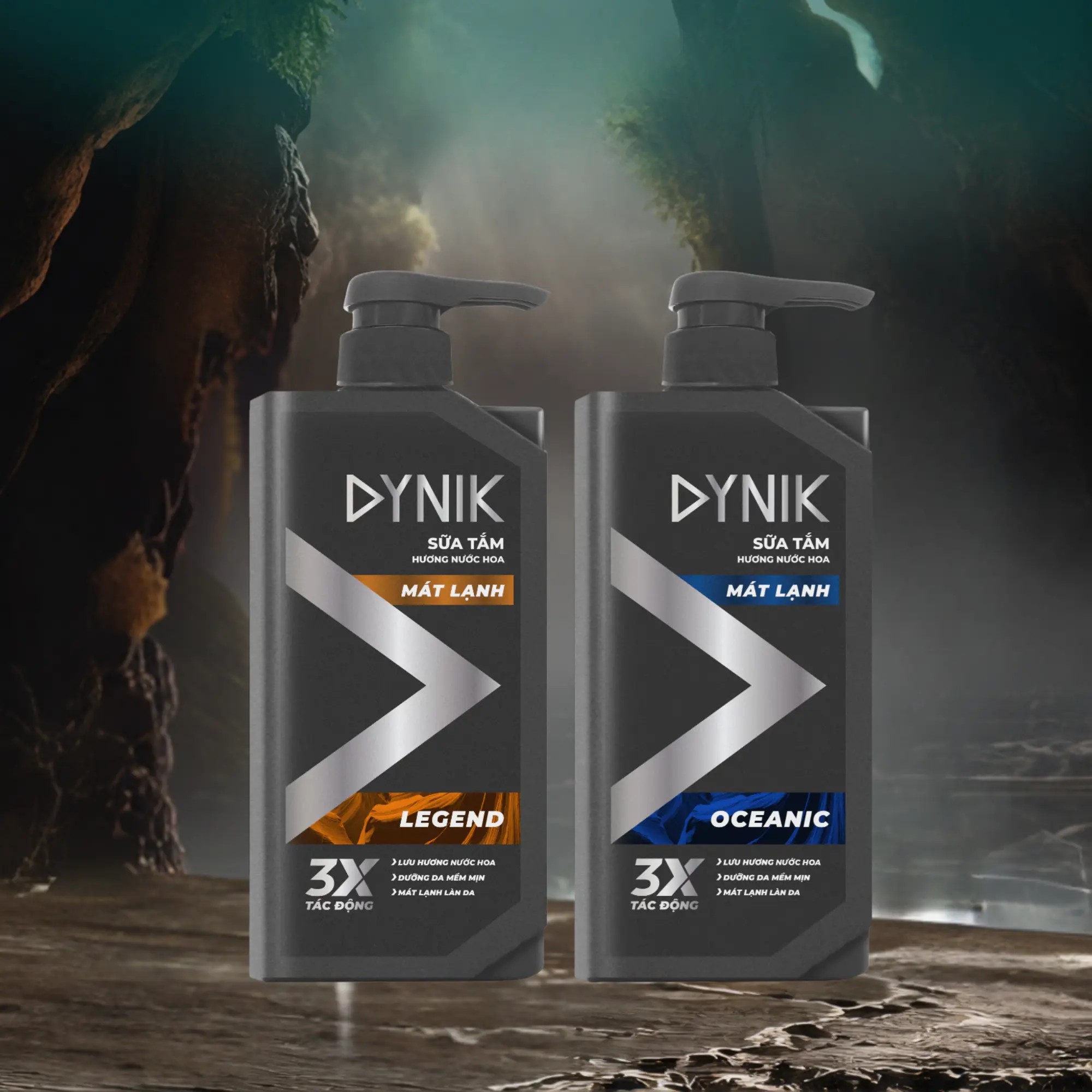 sữa tắm gội mát lạnh Dynik