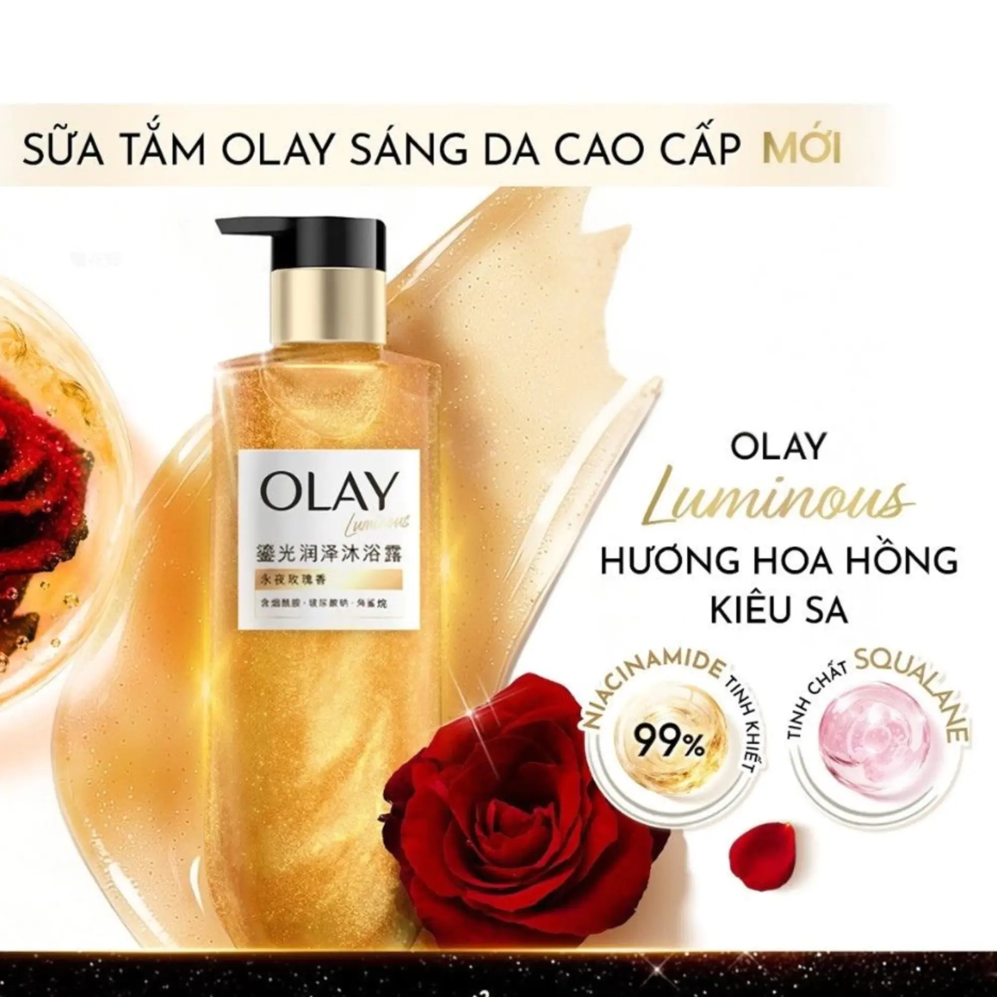 sữa tắm Olay hương nước hoa