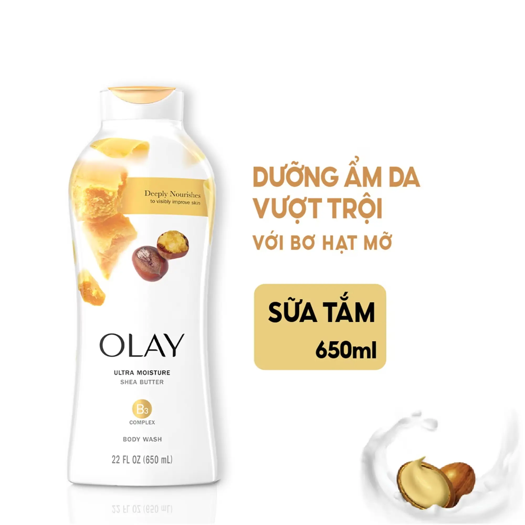 sữa tắm olay vàng