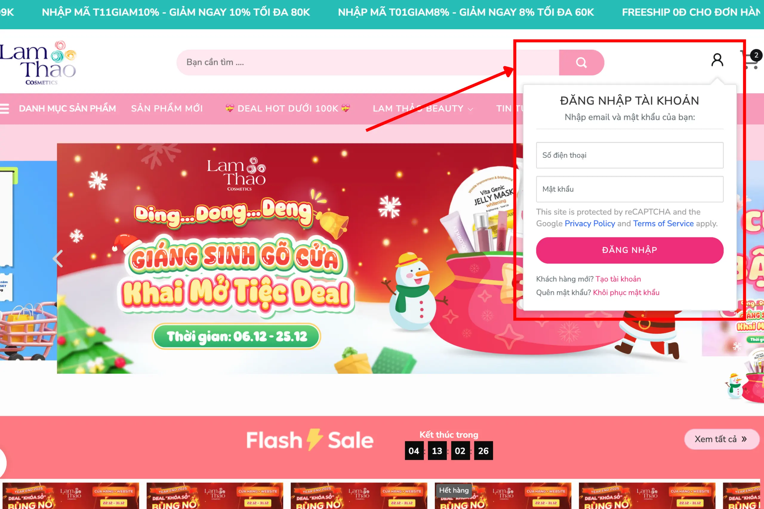 đăng ký tài khoản