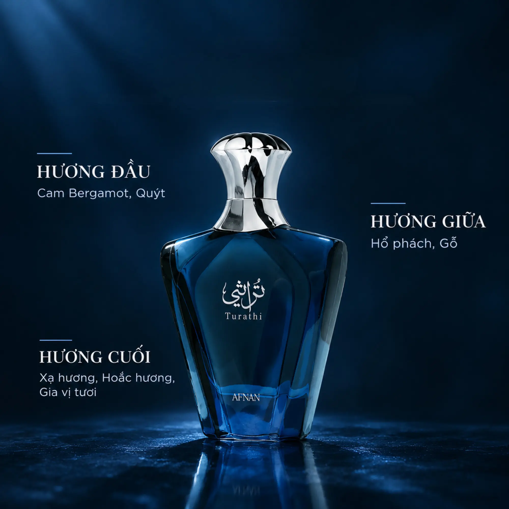 nước hoa nam Afnan Turathi Blue 