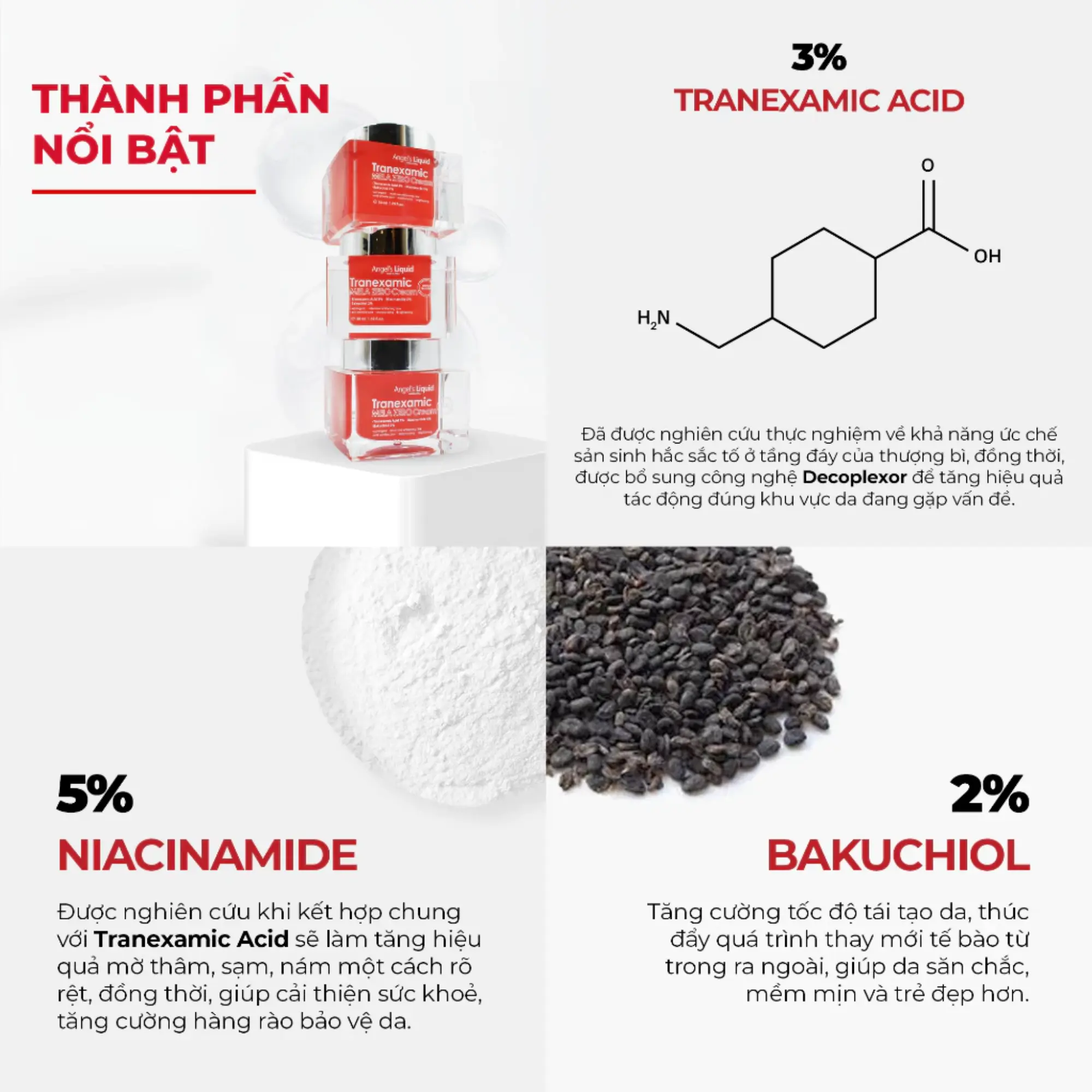kem dưỡng giảm thâm nám Angel's Liquid