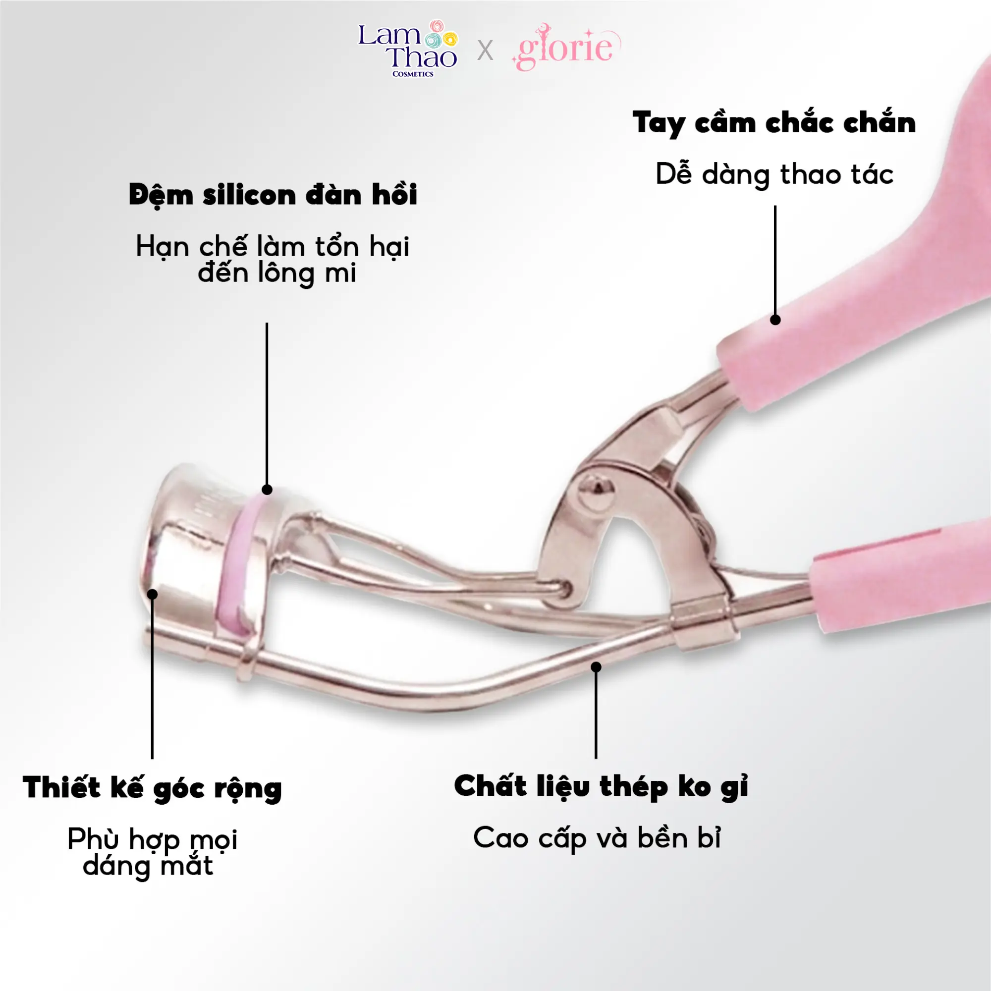 bấm mi góc rộng Glorie
