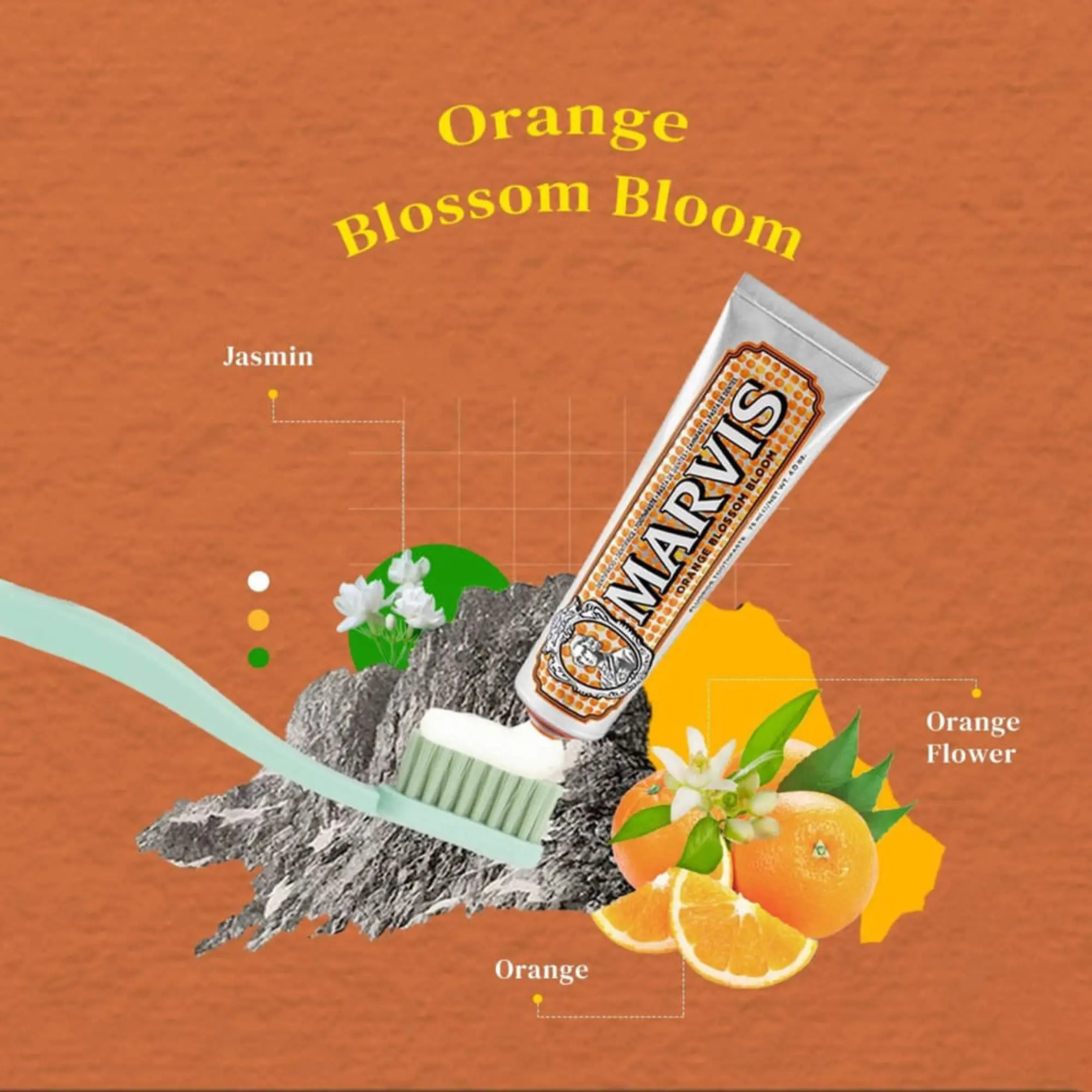 Kem Đánh Răng Marvis Orange Blossom Bloom