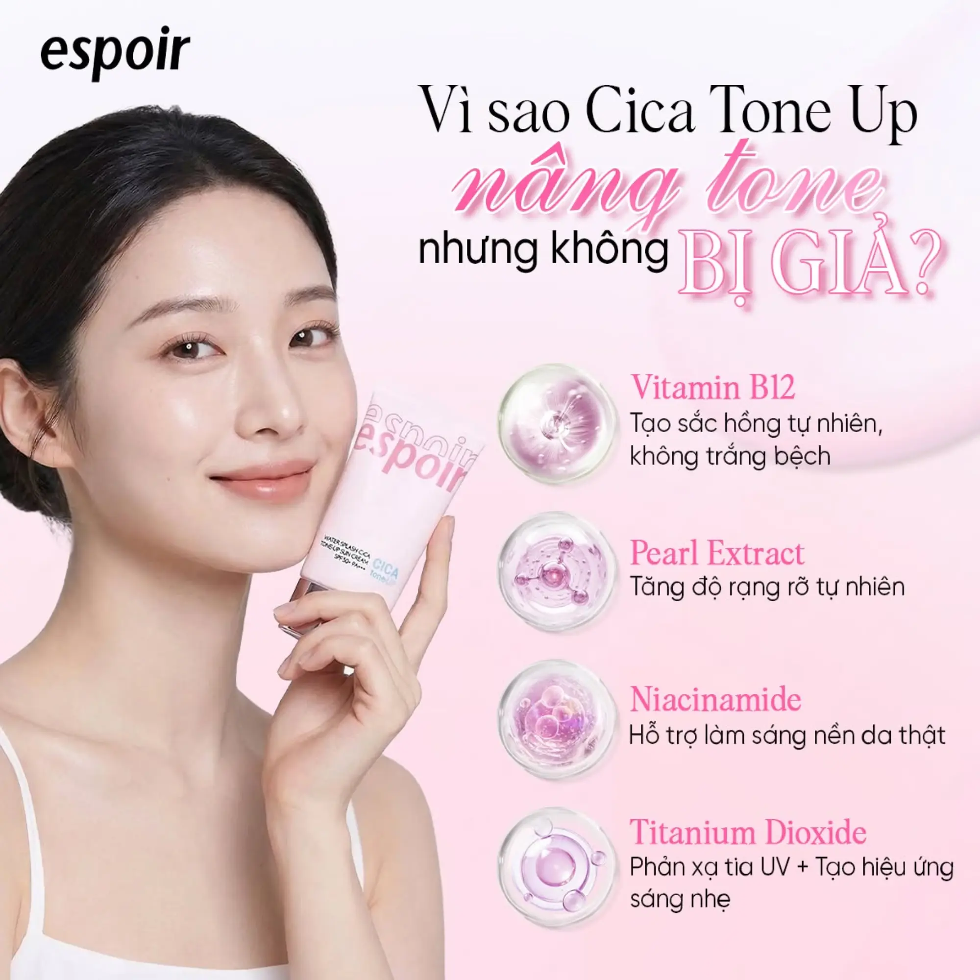 chống nắng espoir cica