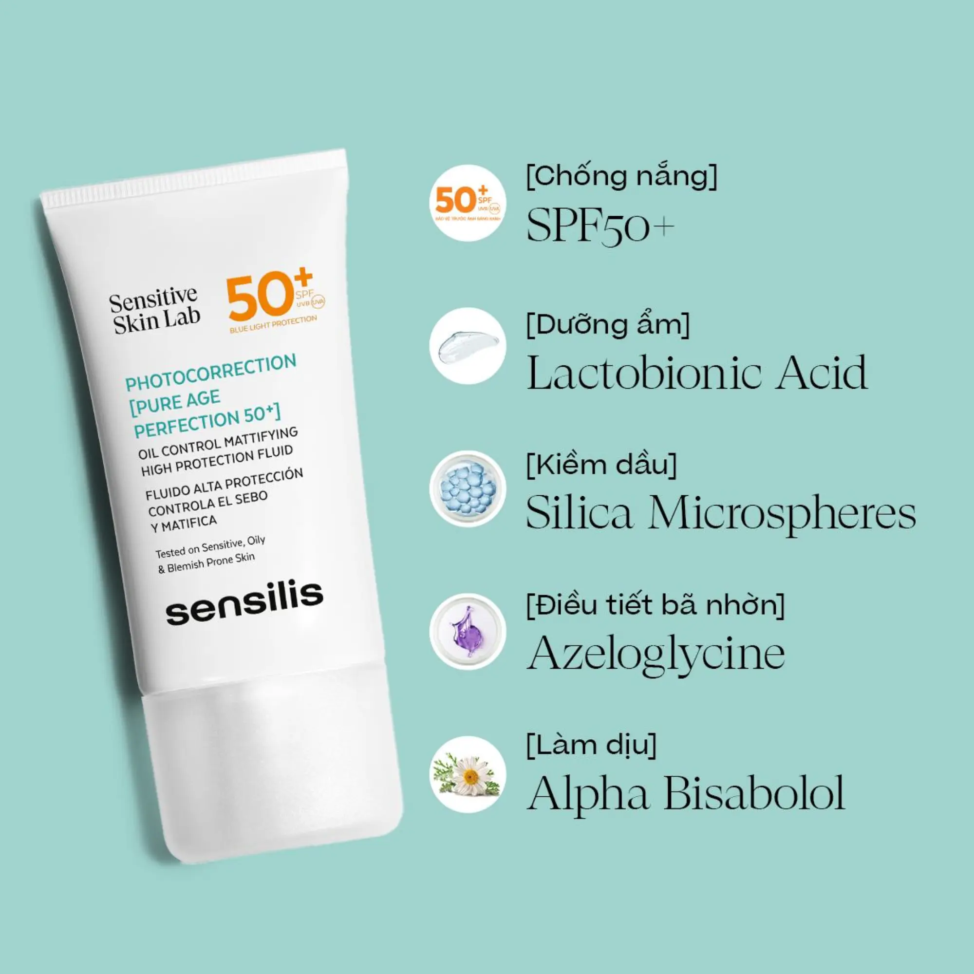 kem chống nắng 50+ sensilis