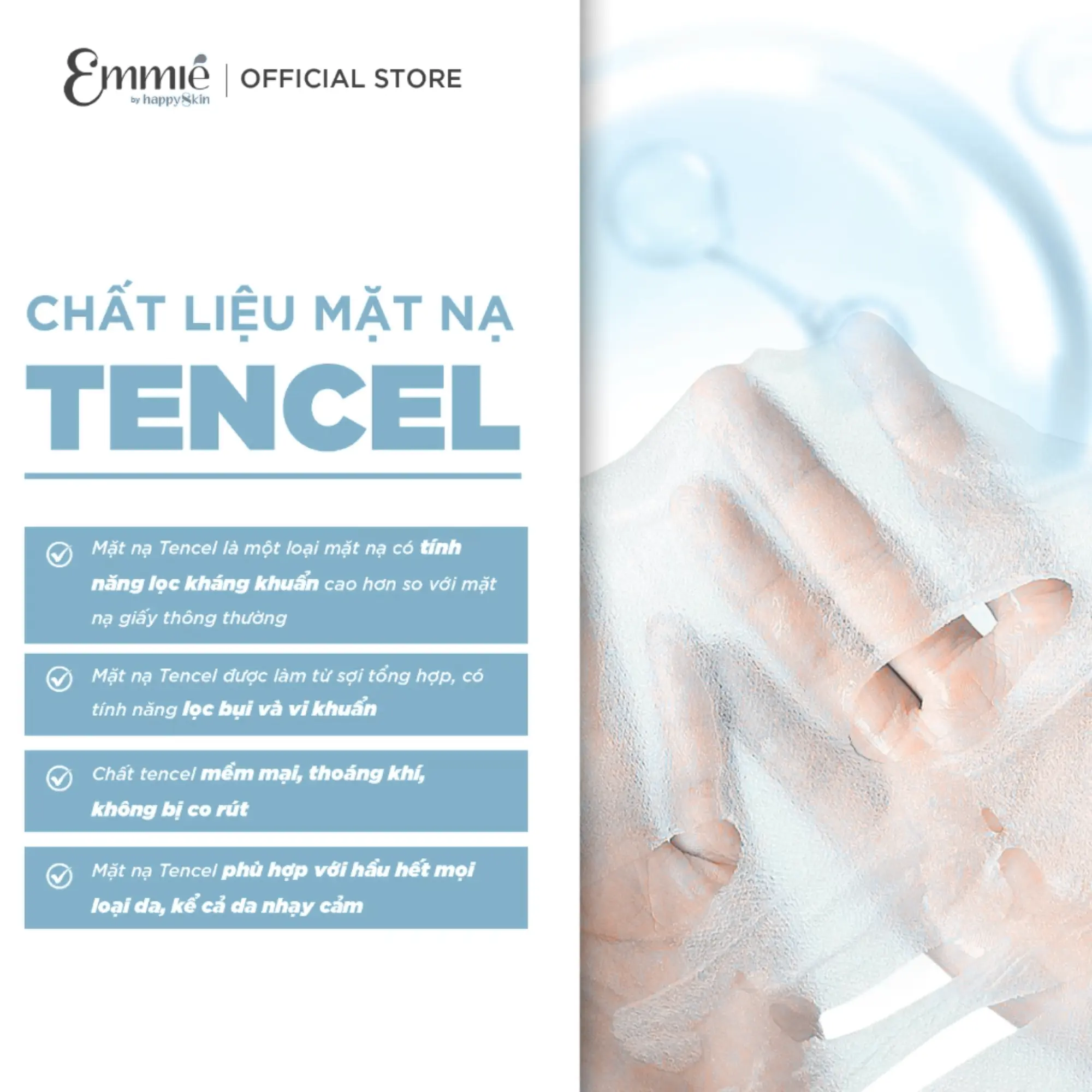 Mặt nạ vải sinh học Emmie