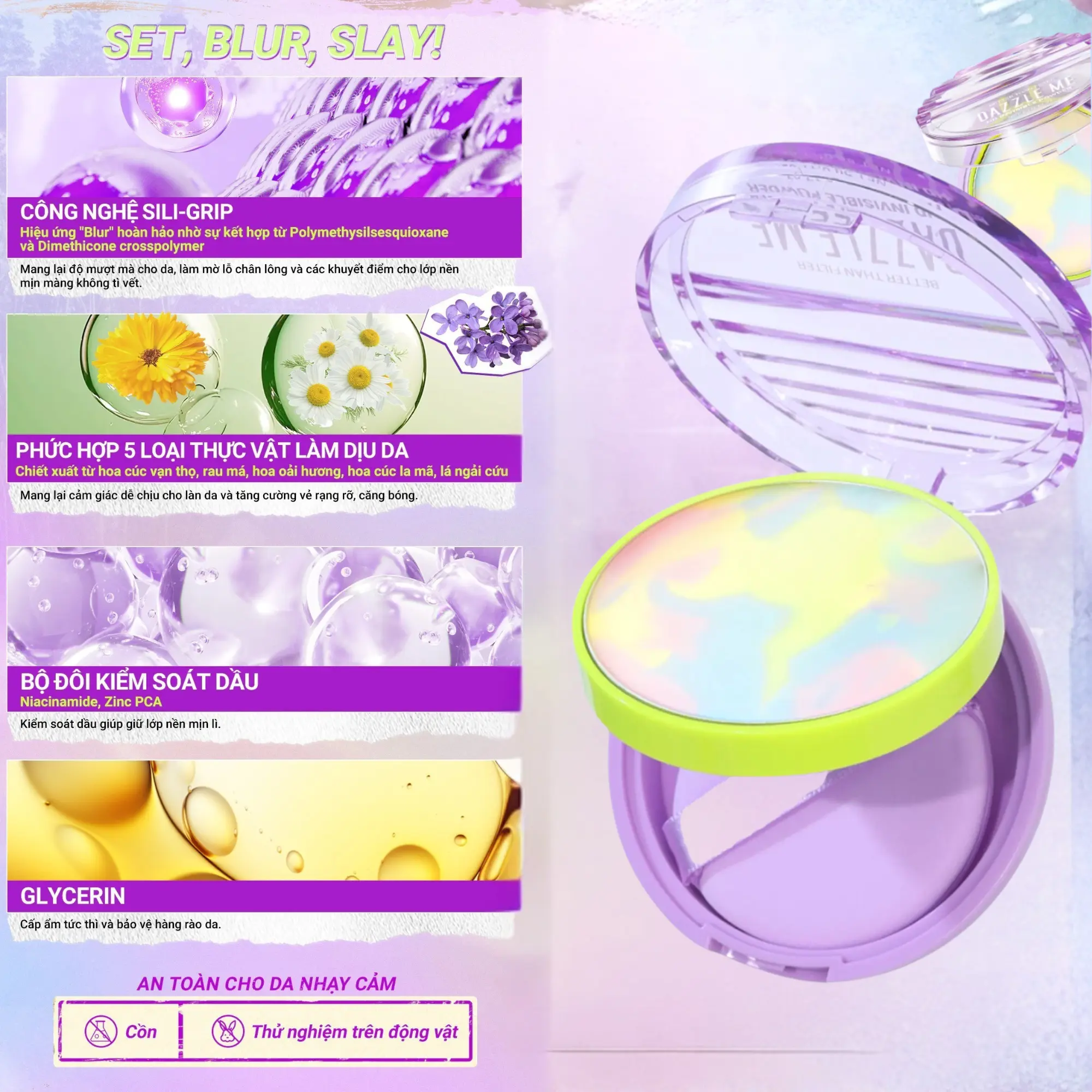phấn phủ dazzle me