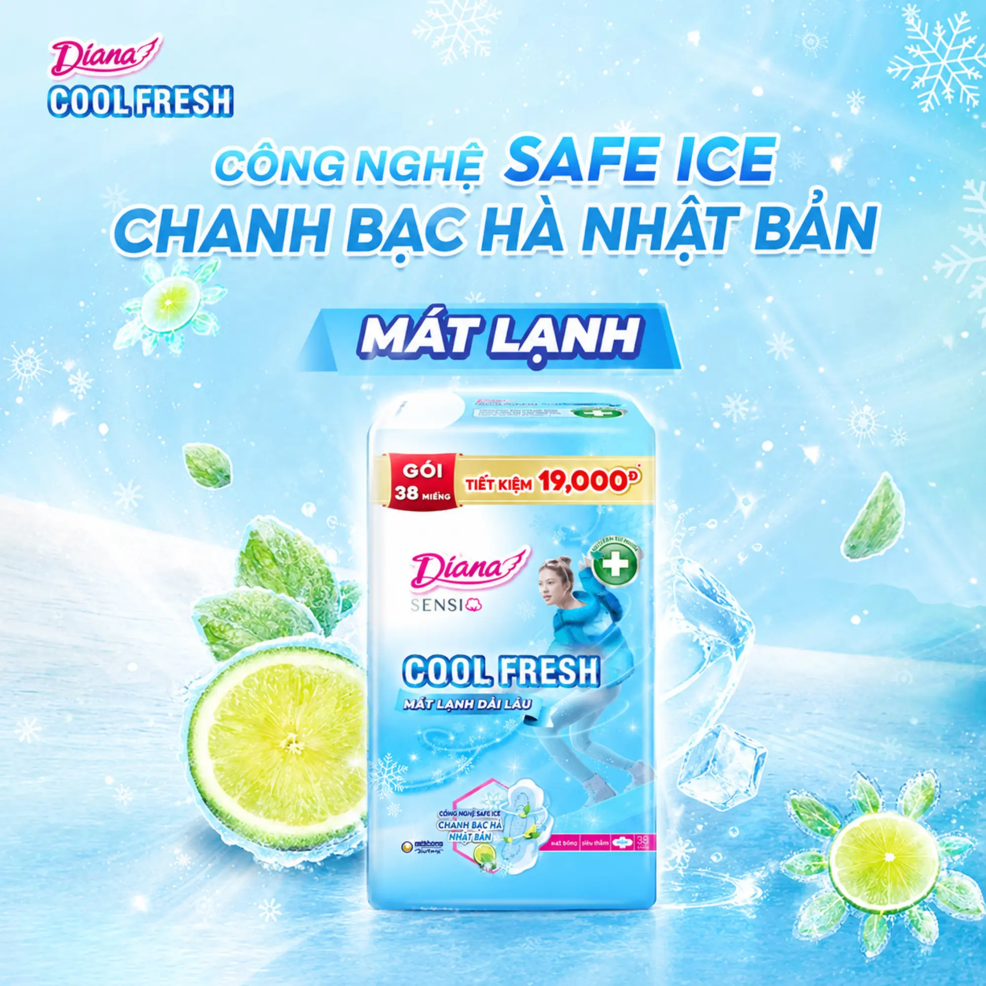 diana cool fresh 38 miếng
