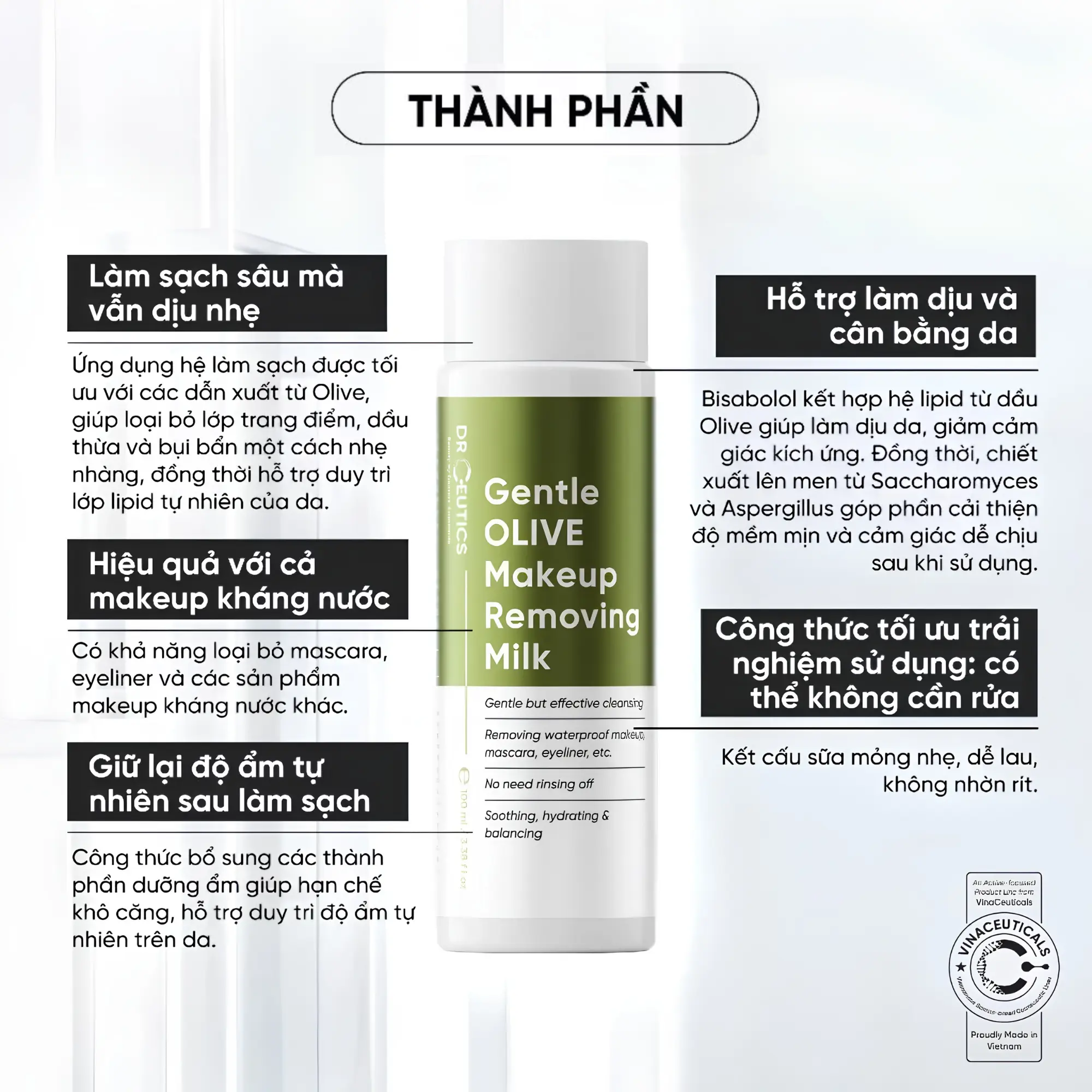 sữa tẩy trang Drceutics
