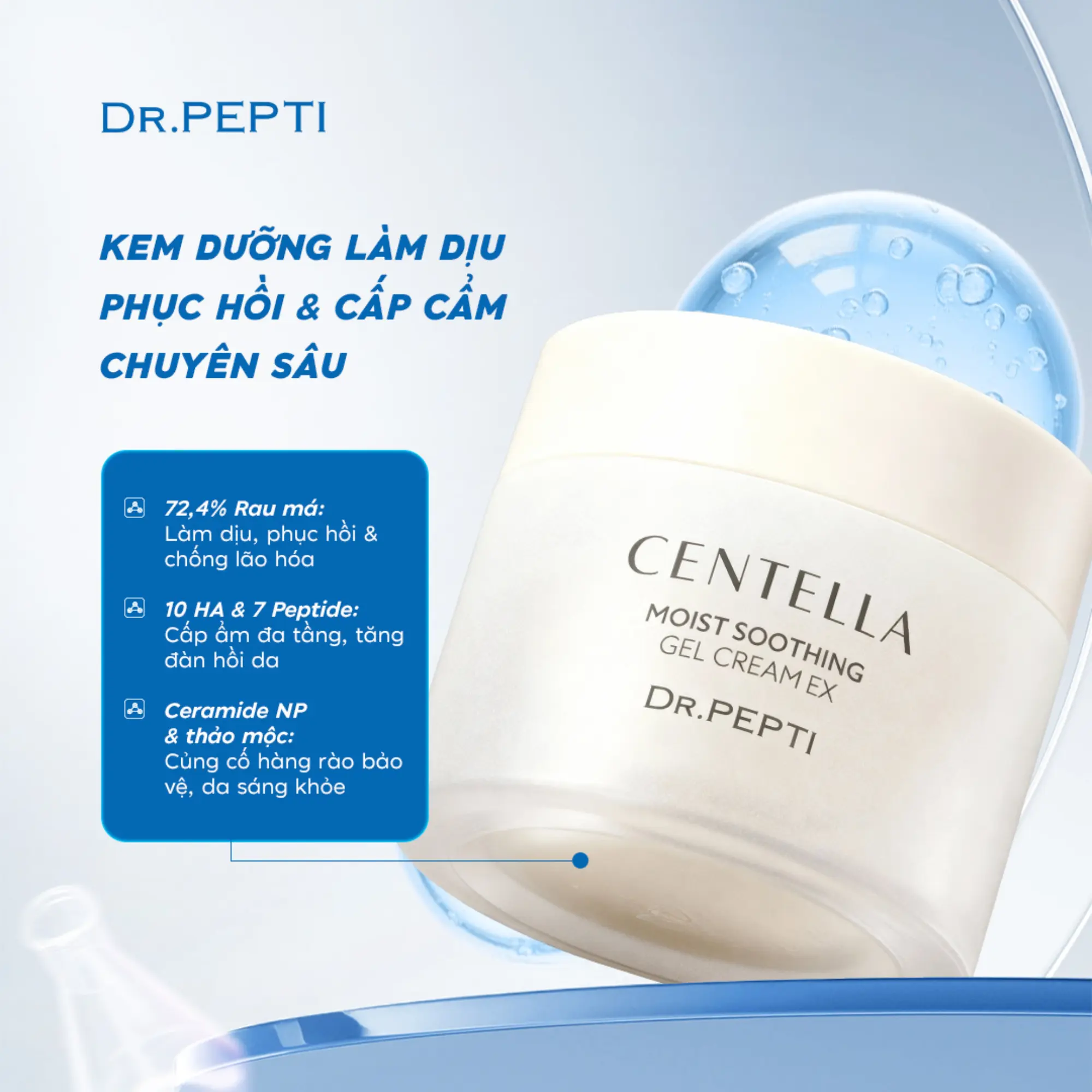 Kem dưỡng ẩm Dr.Pepti 