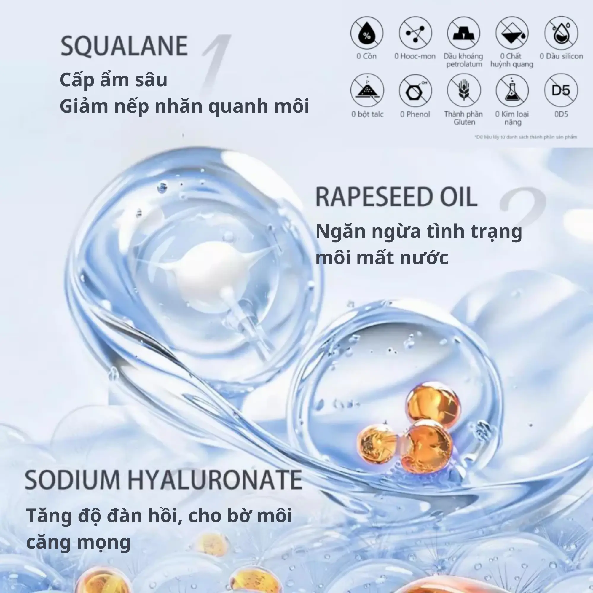 serum dưỡng môi Flortte