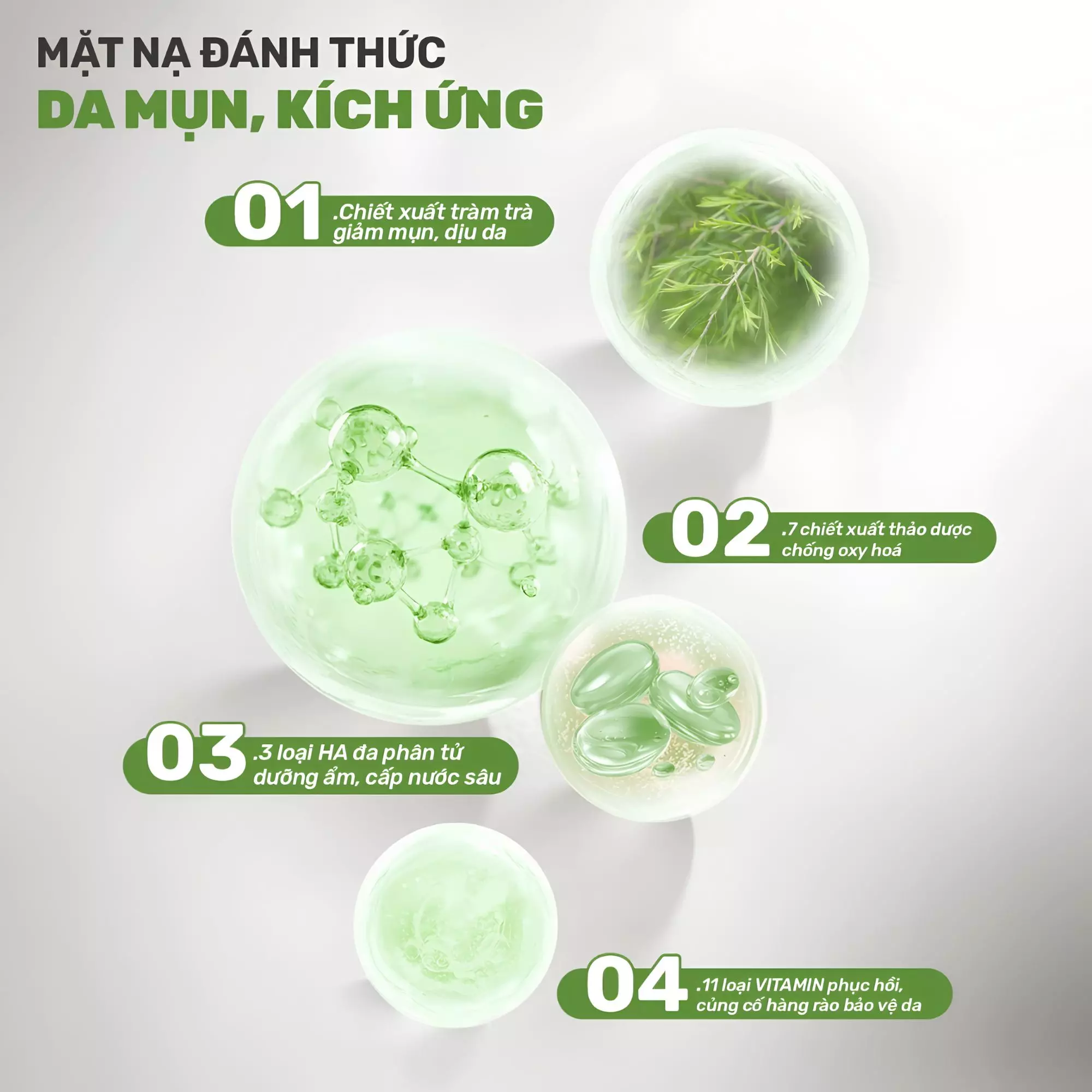 mặt nạ trà xanh gookin