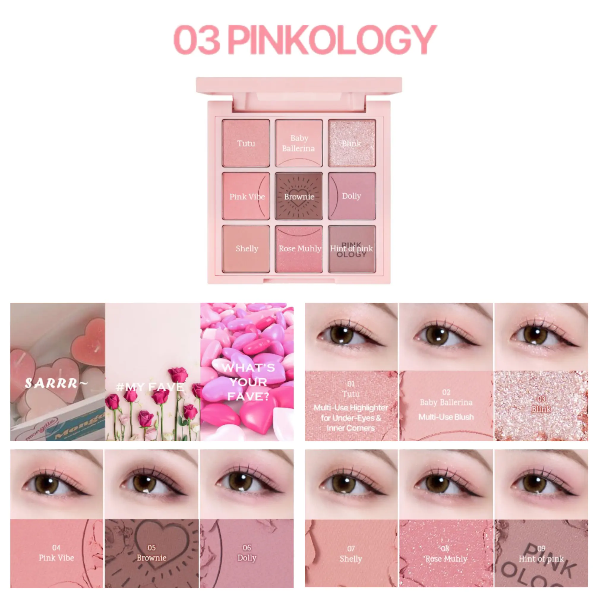 bảng mắt 9 ô HOLIKA HOLIKA