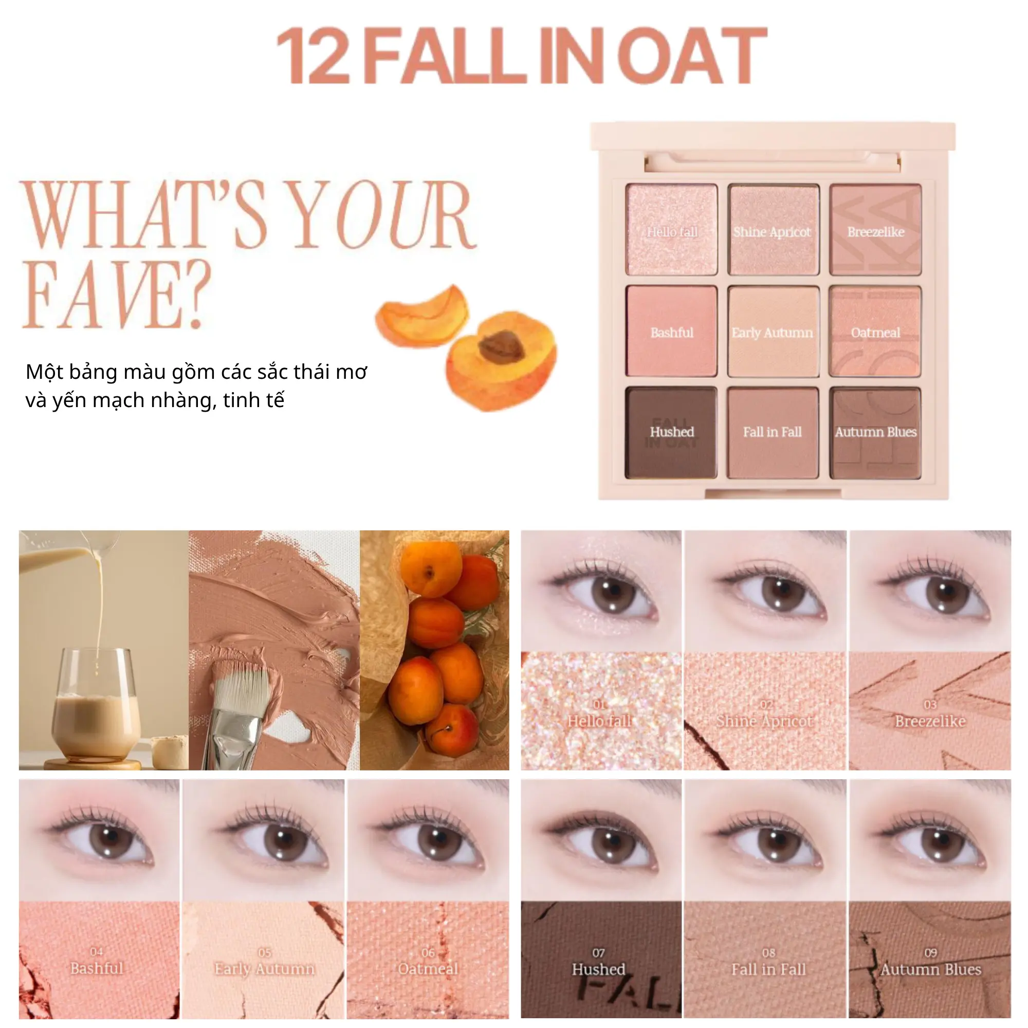 bảng mắt 9 ô HOLIKA HOLIKA