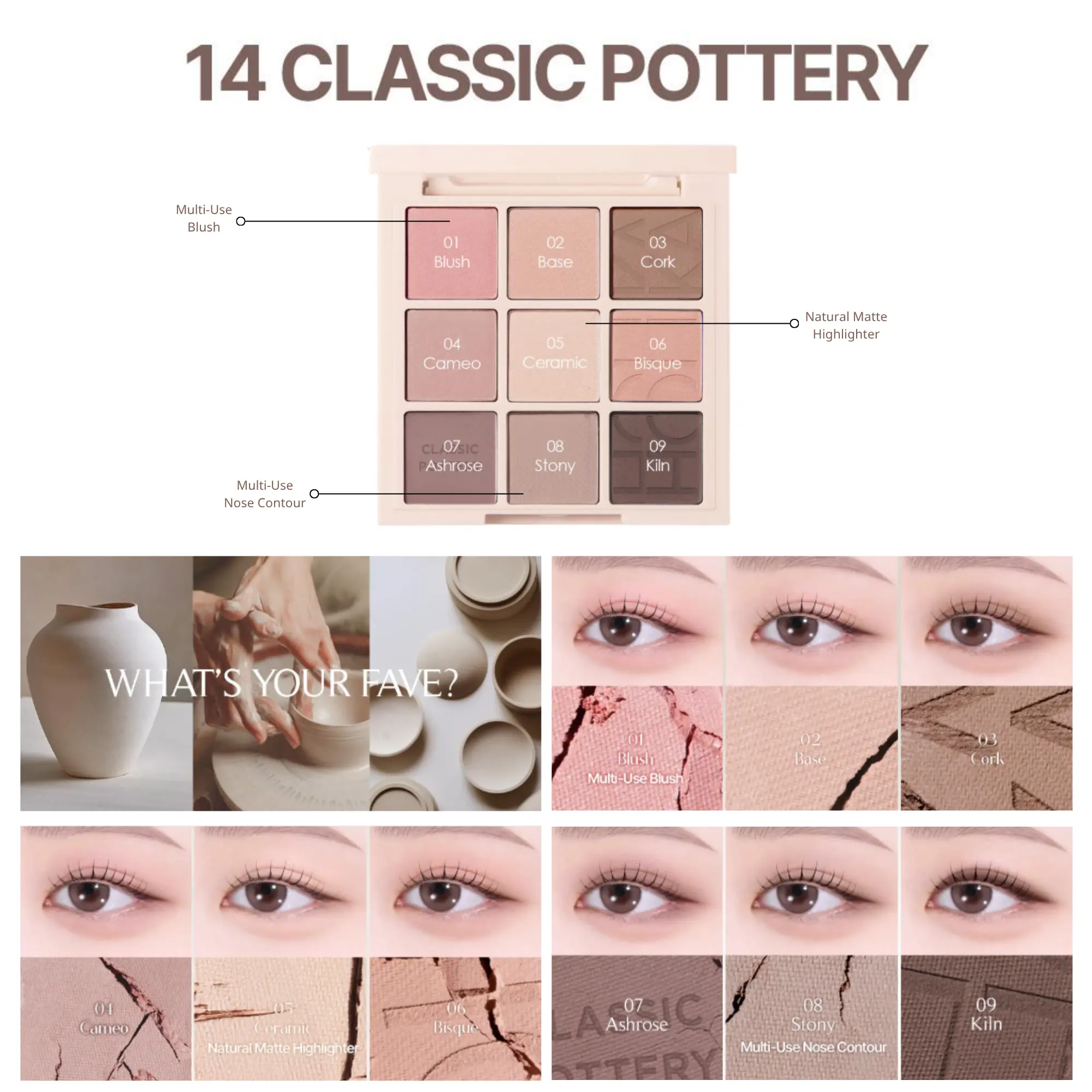 bảng mắt 9 ô HOLIKA HOLIKA