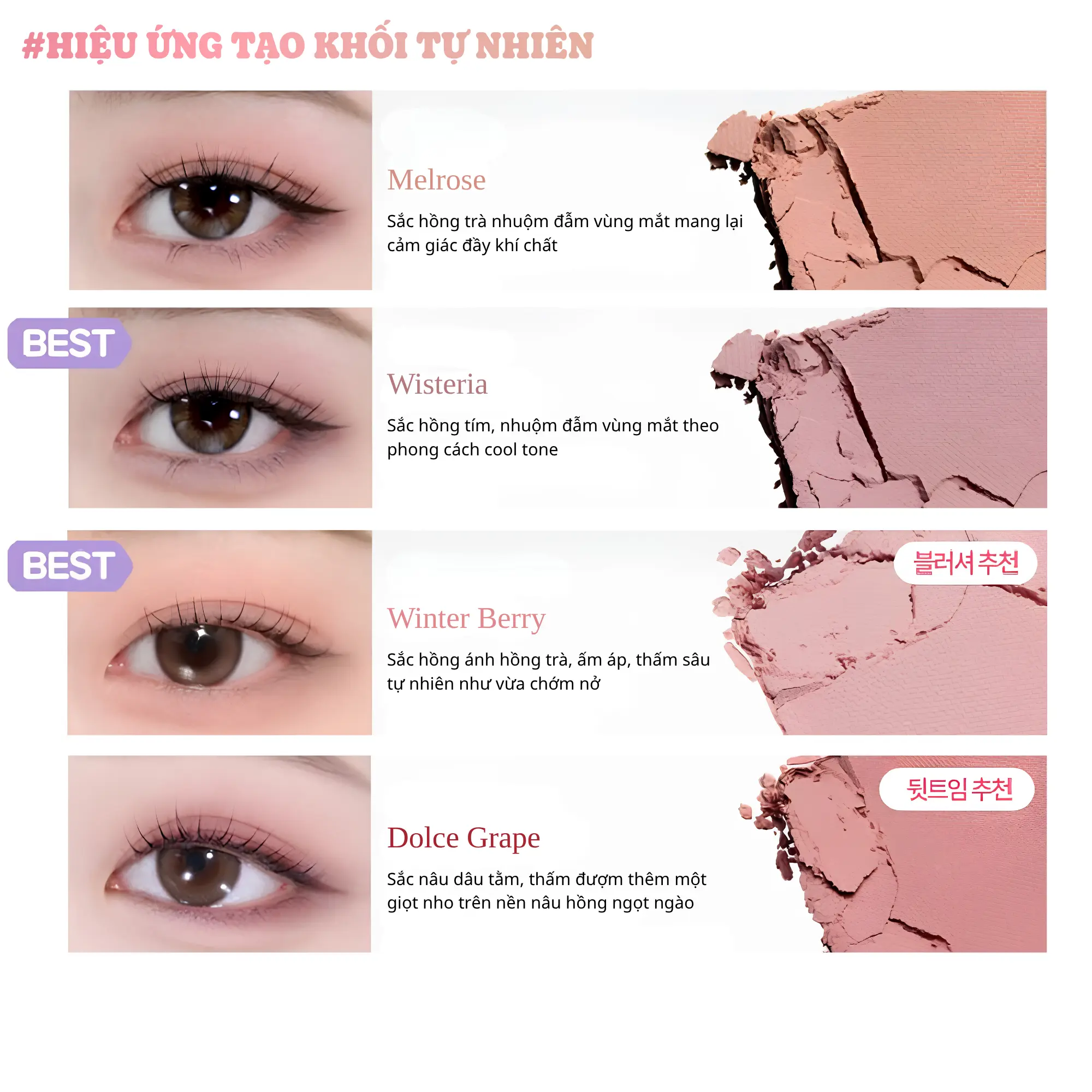 Holika Holika phấn mắt đơn sắc