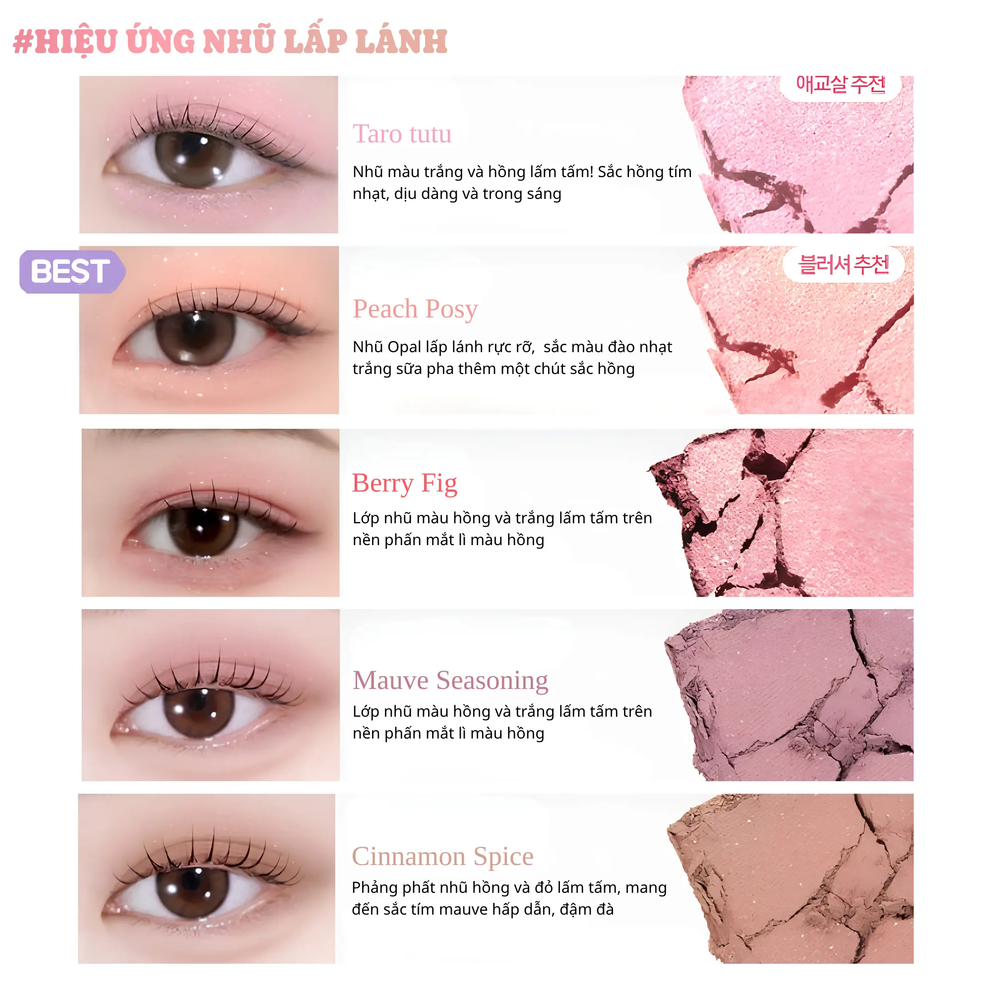 Holika Holika phấn mắt đơn sắc