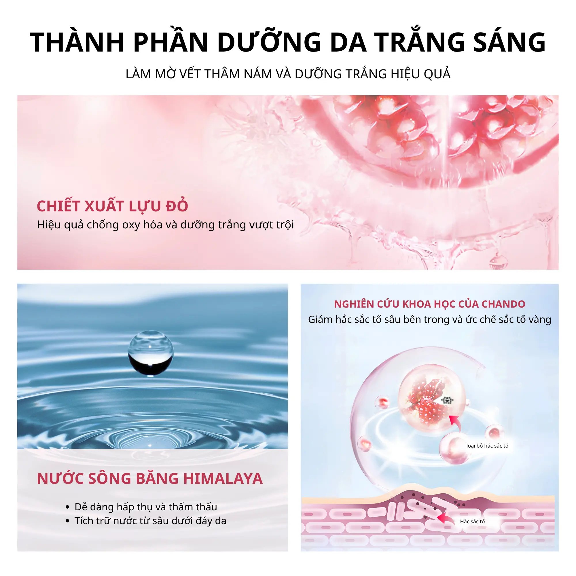 Kem dưỡng pha lê Chando