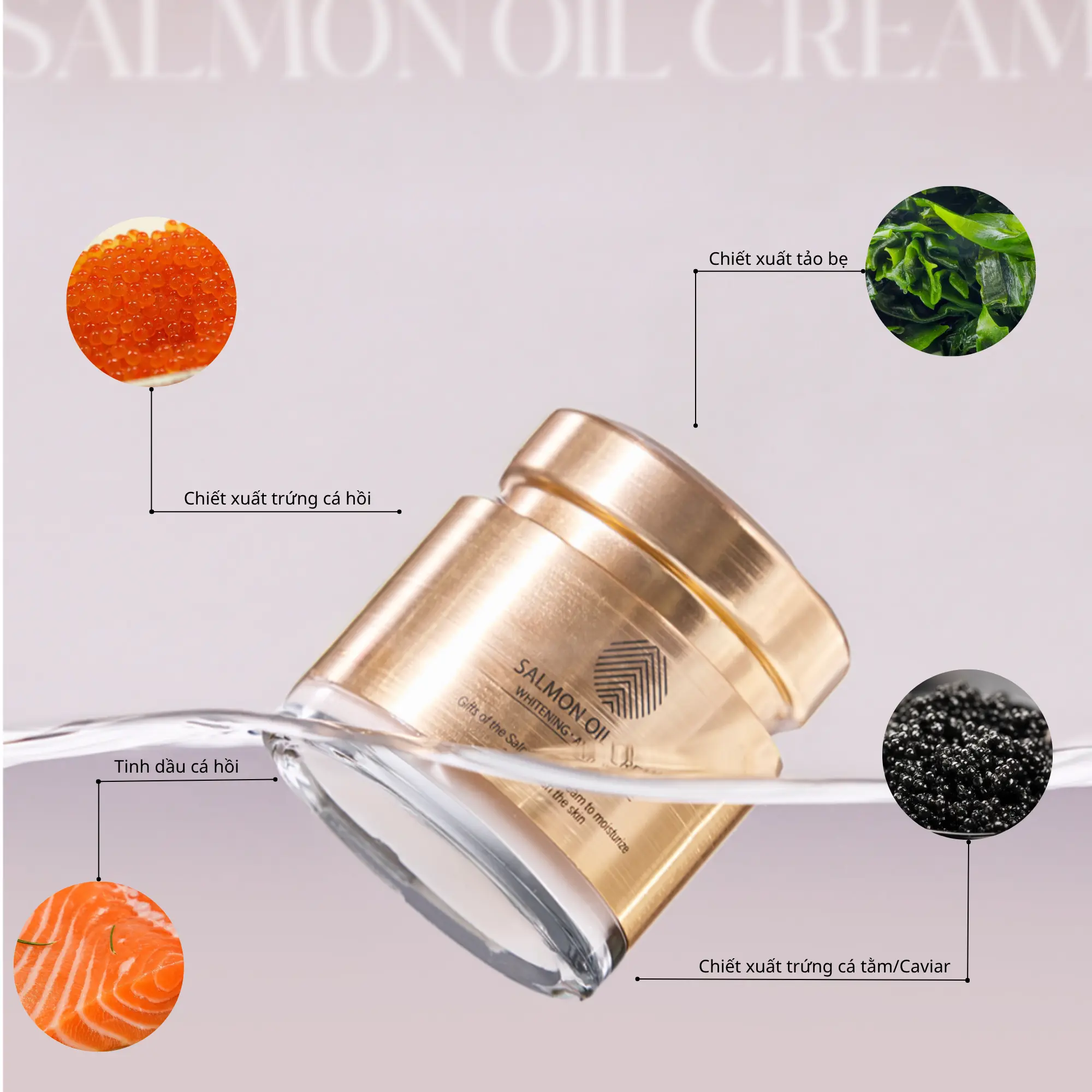 Kem Dưỡng Cre8skin Salmon Oil Cream
