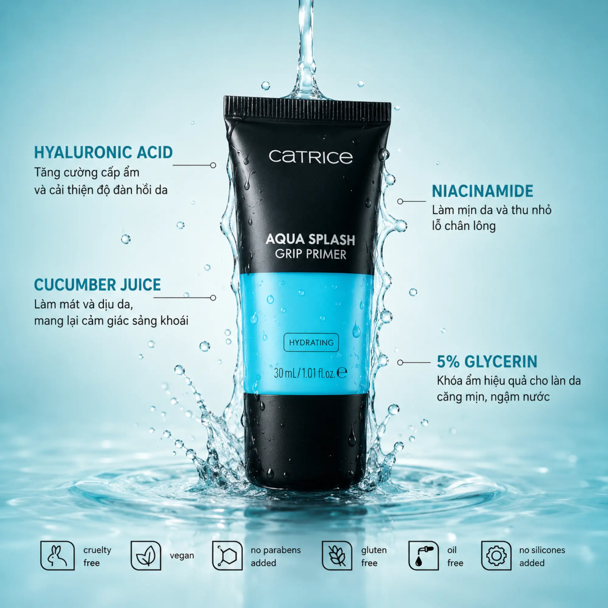 Kem Lót dưỡng ẩm Catrice