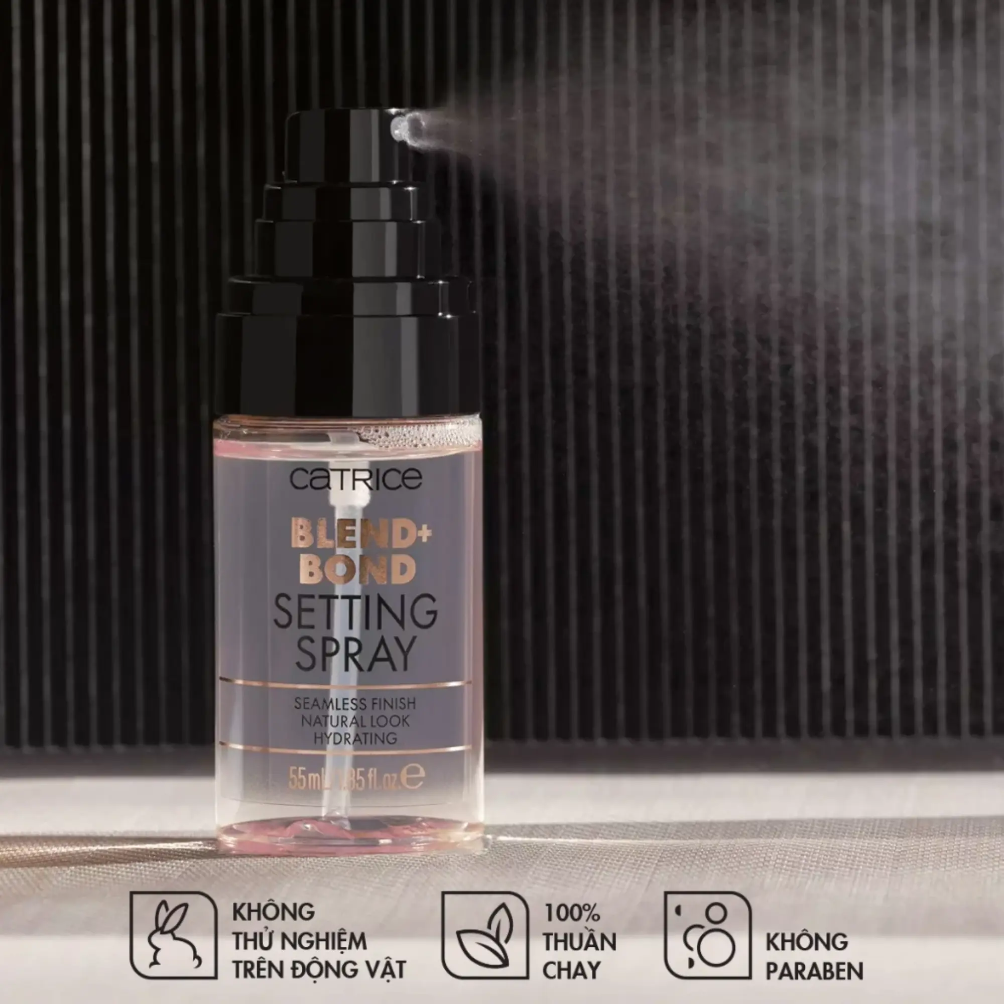 Xịt Khóa Nền Catrice Blend + Bond Setting Spray