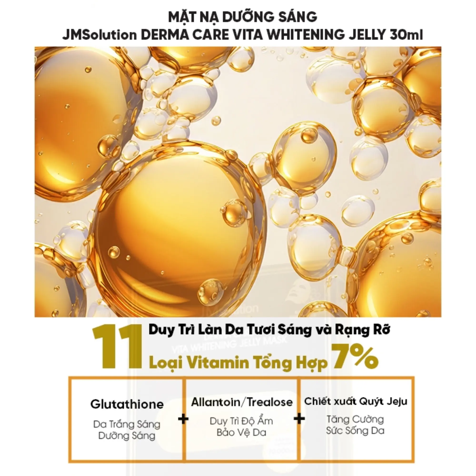 Mặt Nạ JM Solution Derma Care Vita Whitening