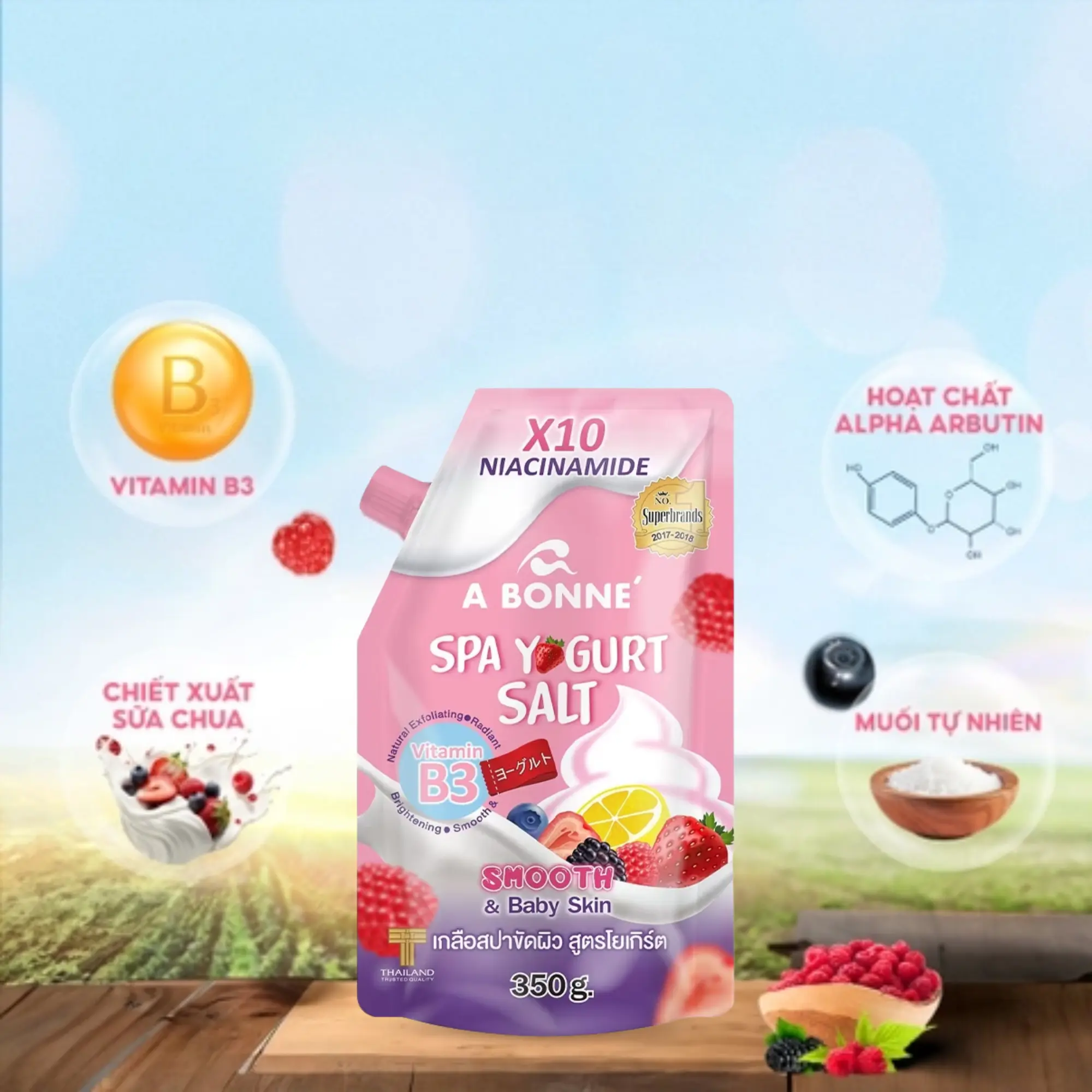 muối tắm sữa chua A Bonne