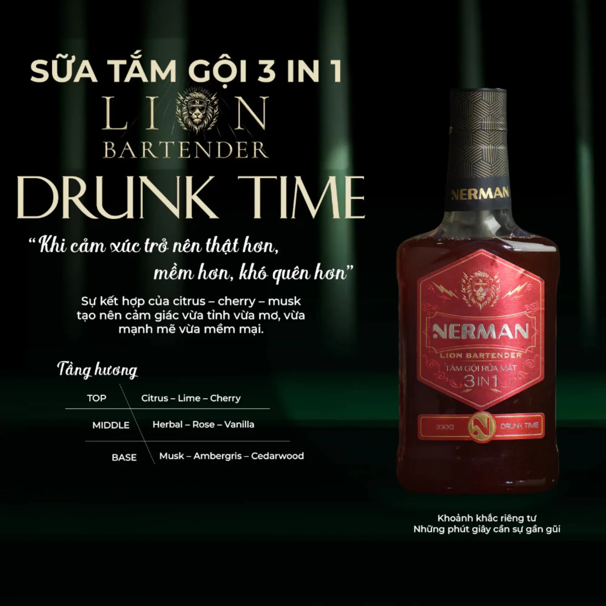 sữa tắm 3in1 Nerman