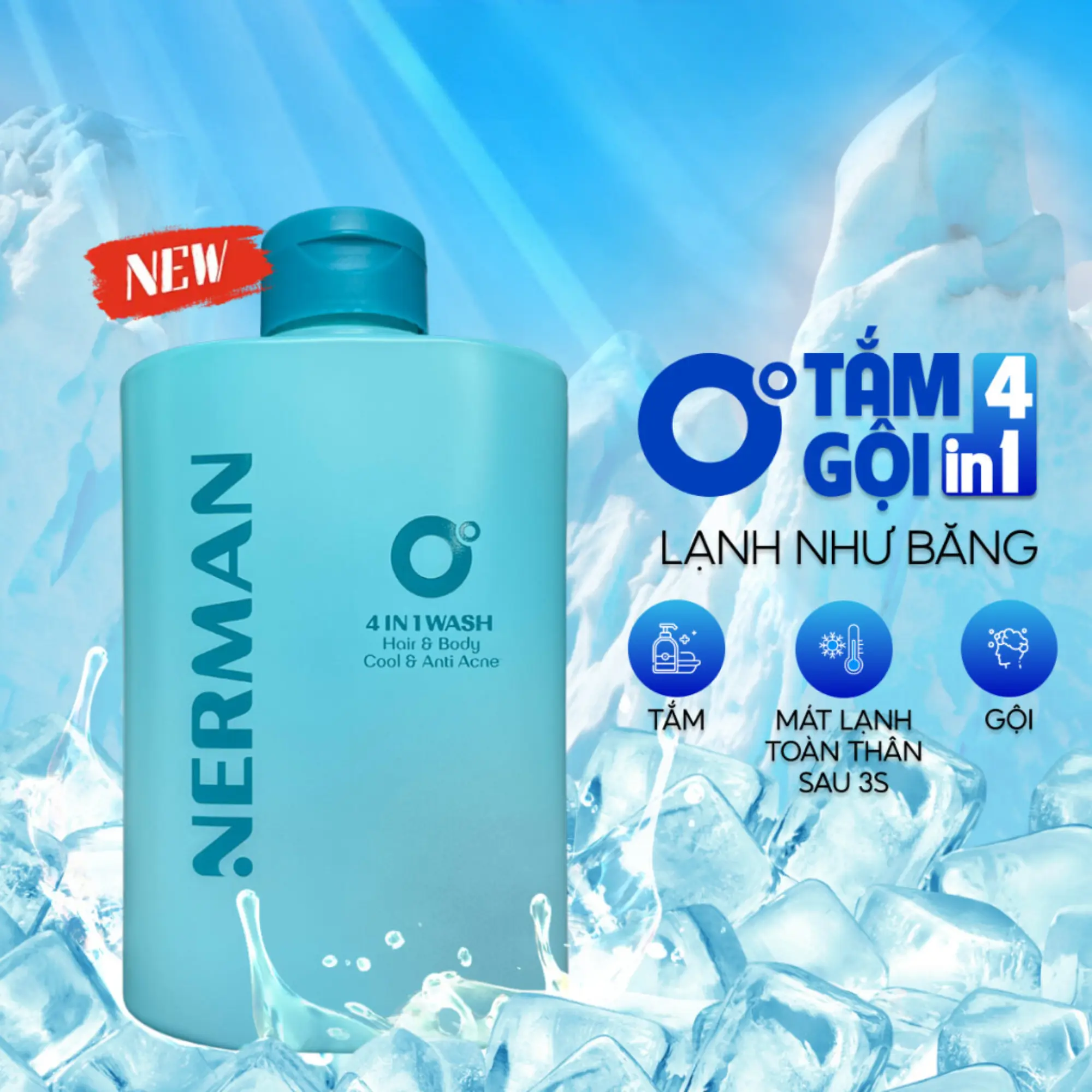 sữa tắm mát lạnh nerman
