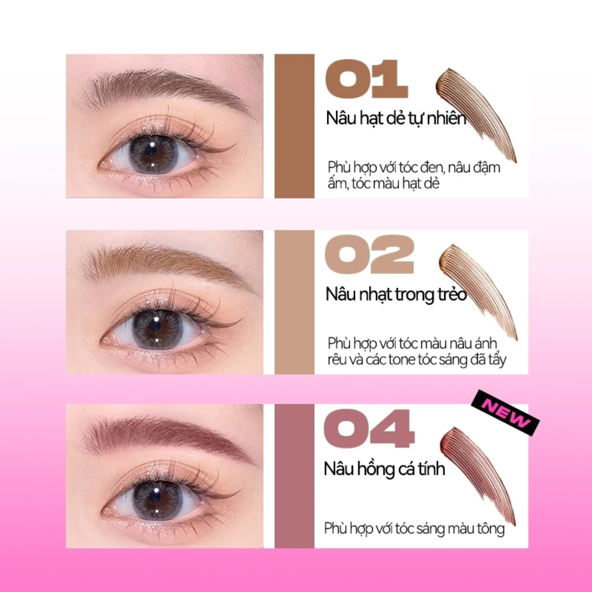 Pinkpunk mascara chân mày