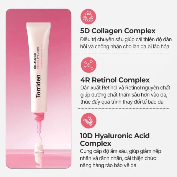 Kem Dưỡng Mắt Torriden Cellmazing Firming Eye Cream