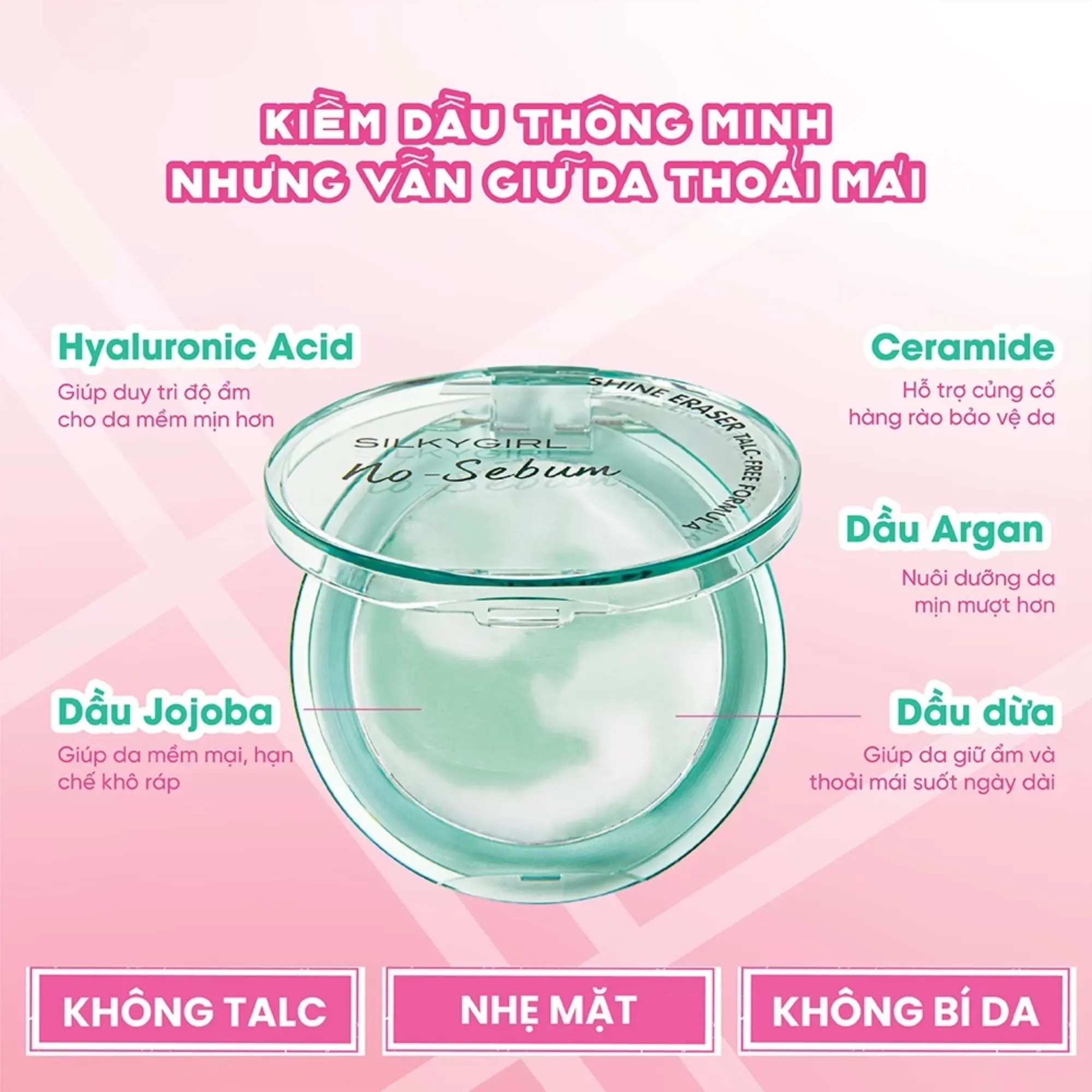 phấn phủ sáp silkygirl