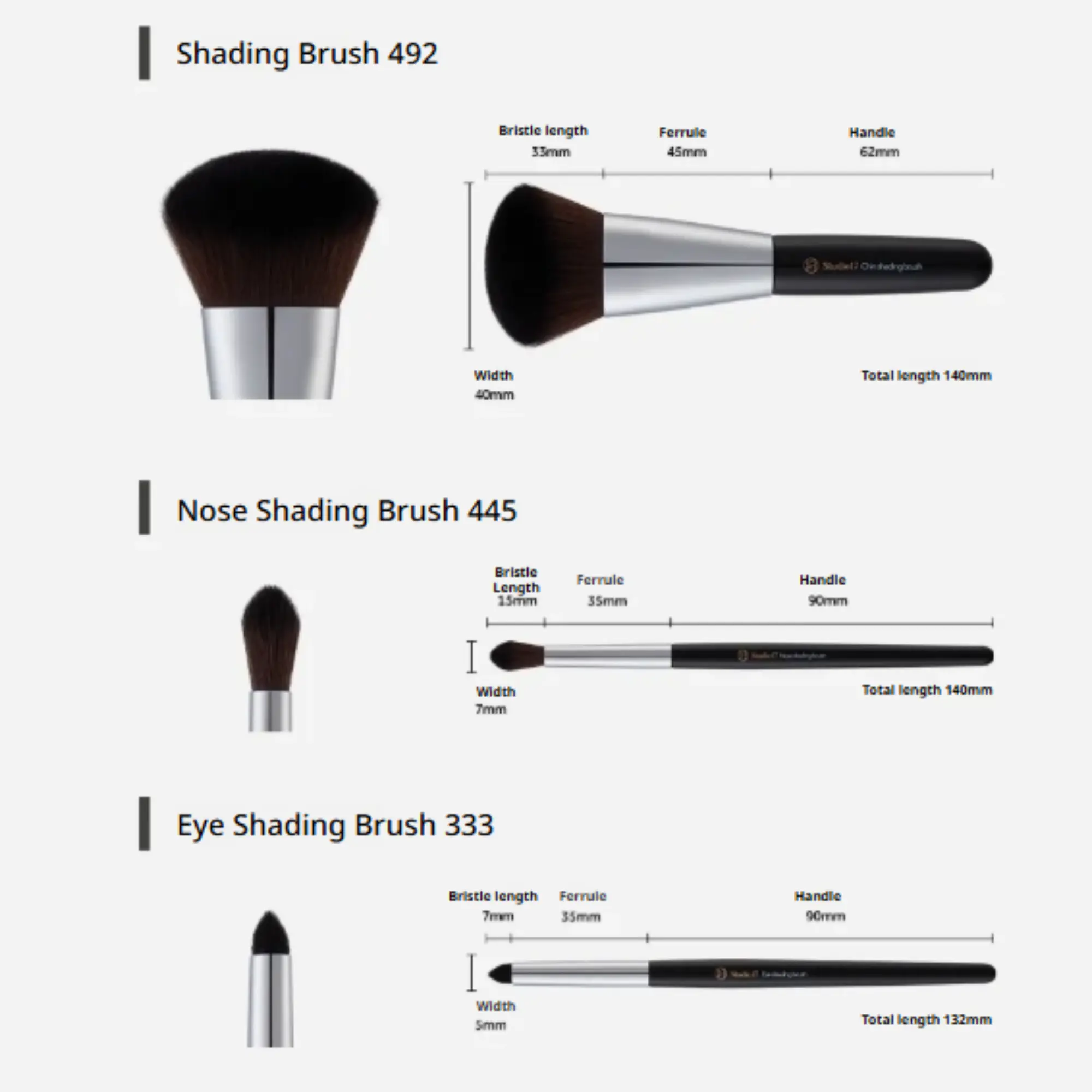 Studio17 bộ cọ khối