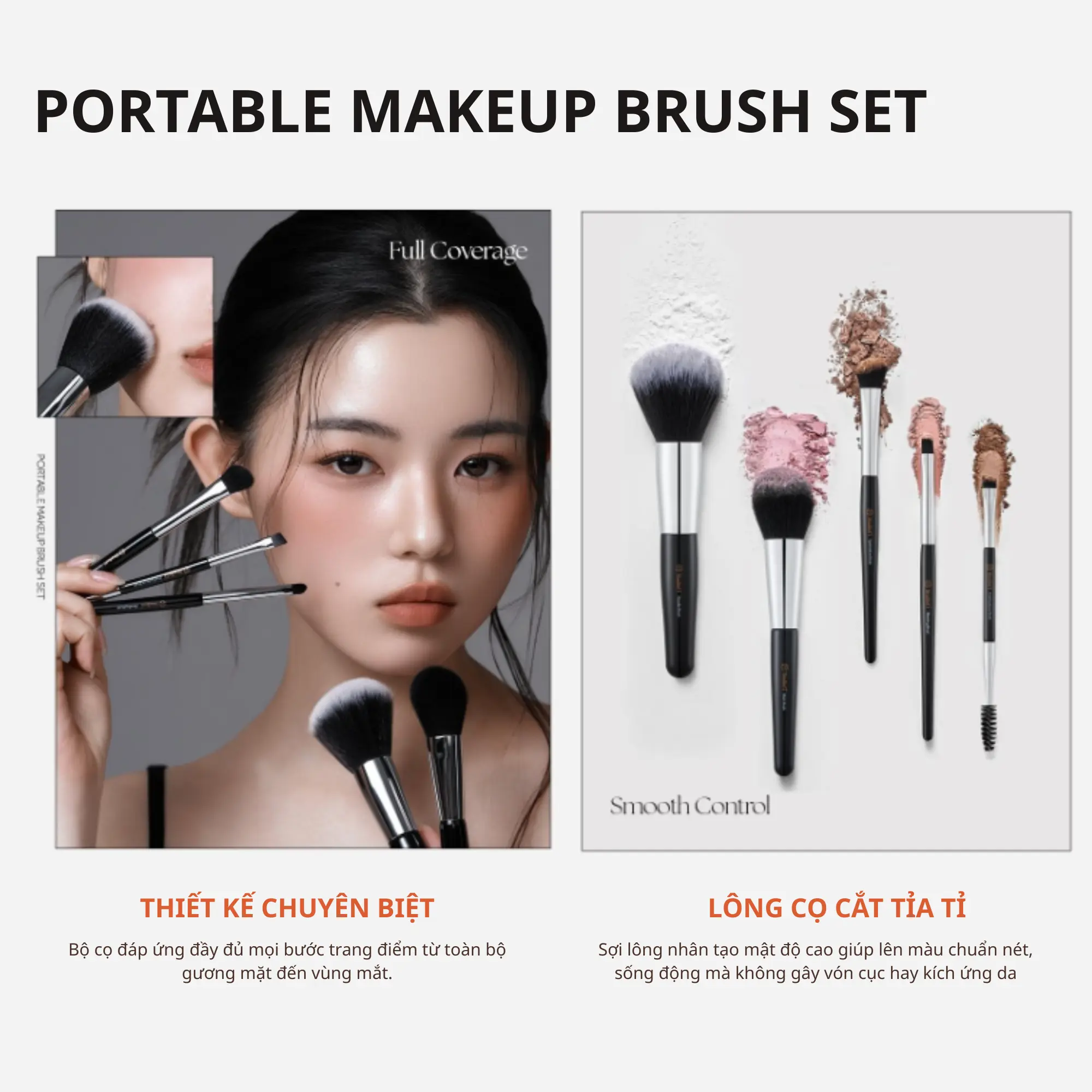 bộ cọ studio17 5 món