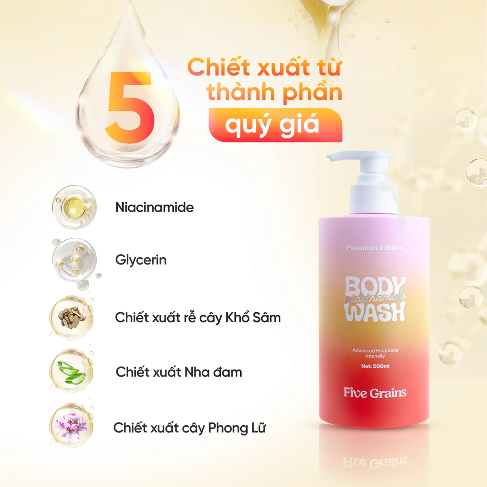 sữa tắm Five 