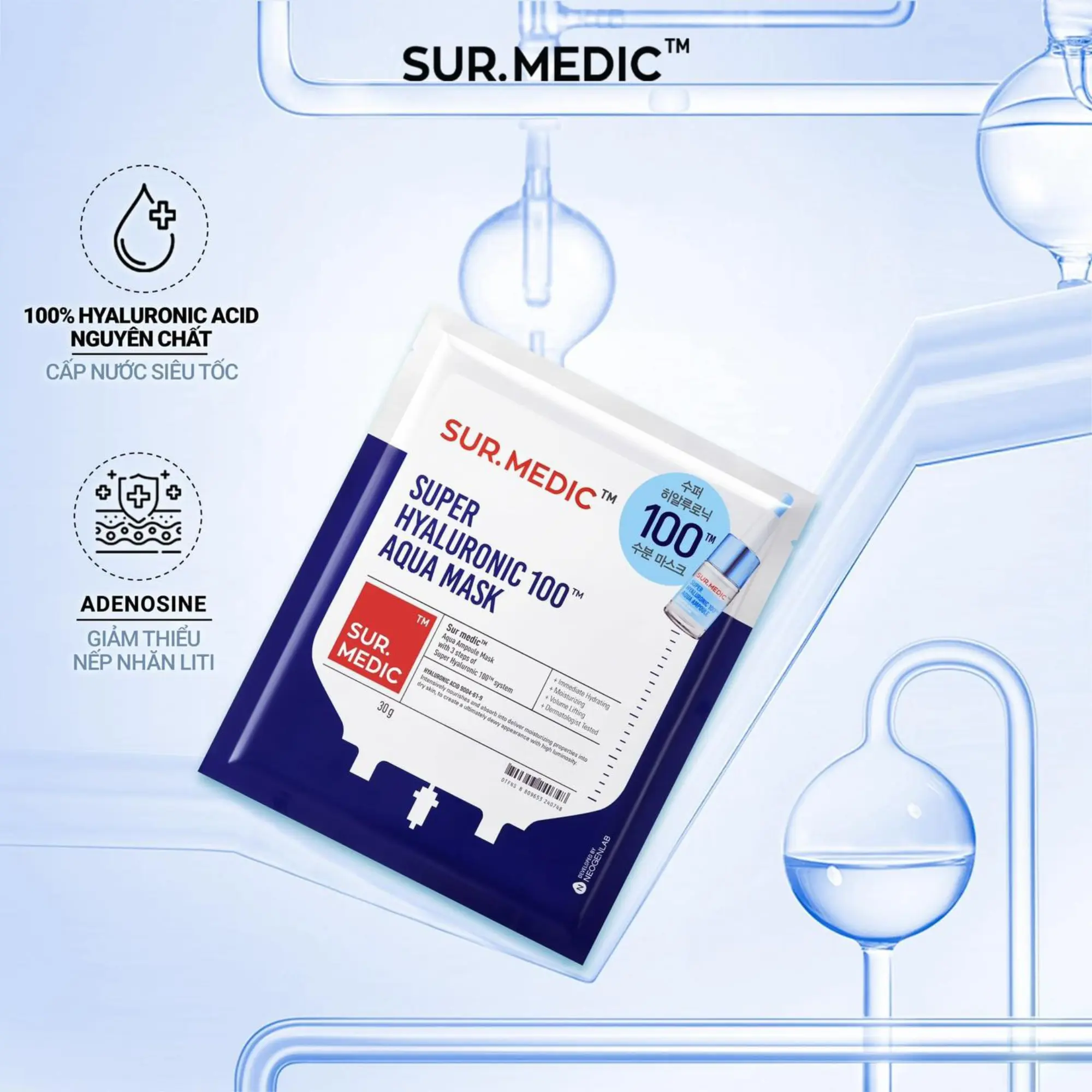 mặt nạ cấp nước Sur.medic