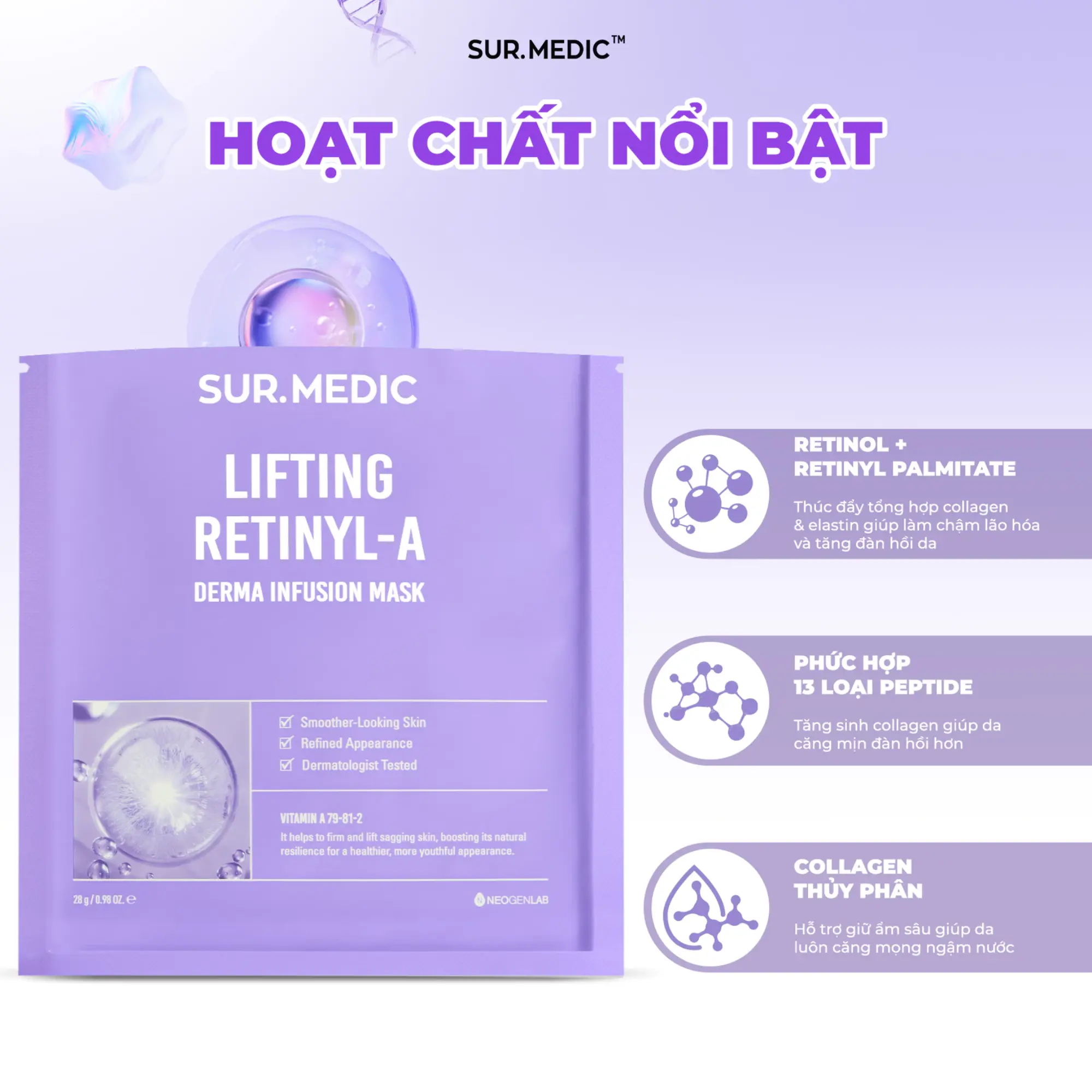 mặt nạ nâng cơ Sur.medic