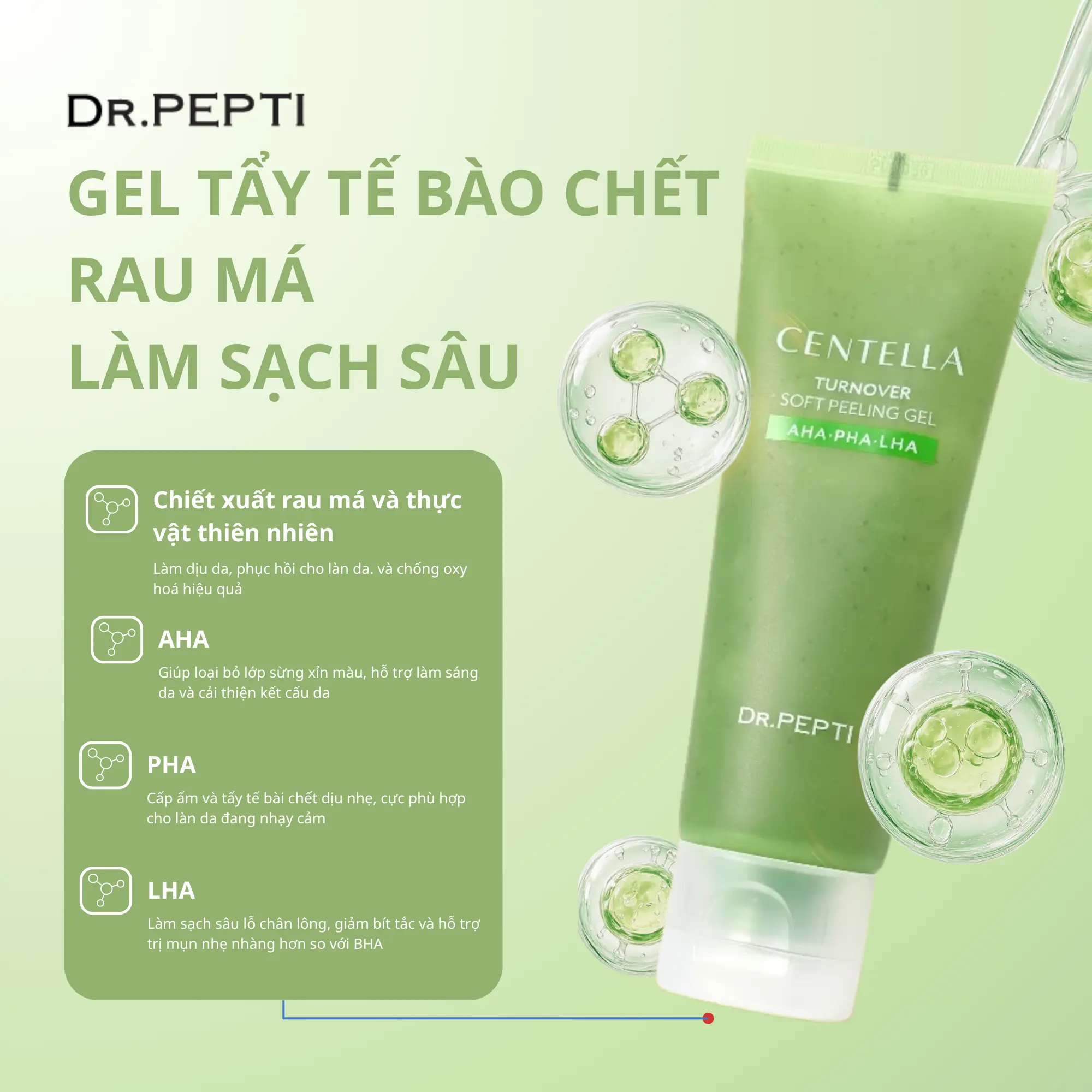 Gel Tẩy Tế Bào Chết Dr.Pepti