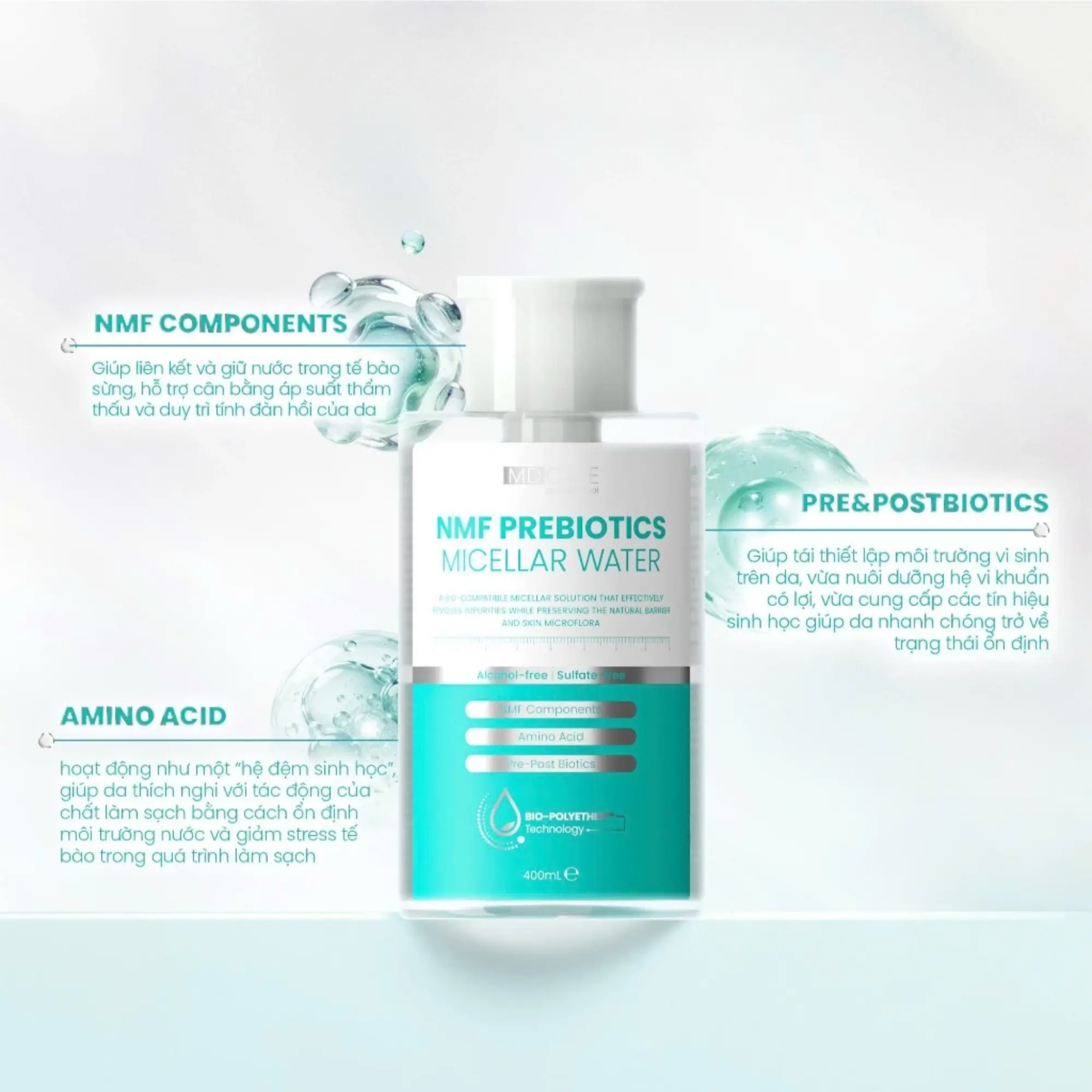 nước tẩy trang Md care