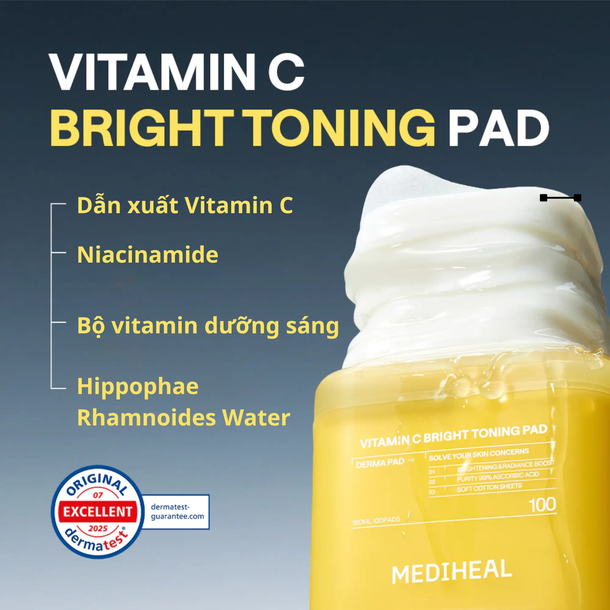 Mediheal Vitamin C Bright Toning Pad