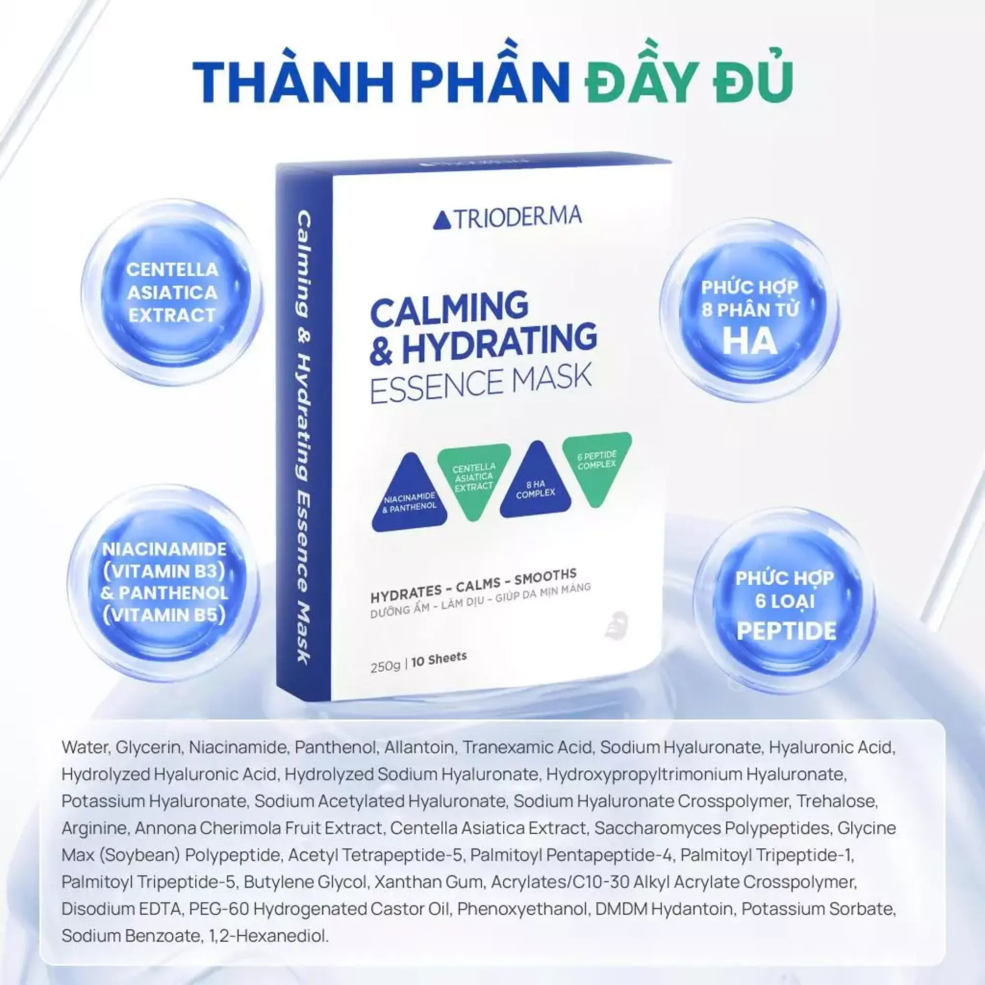 Trioderma mặt nạ cấp 