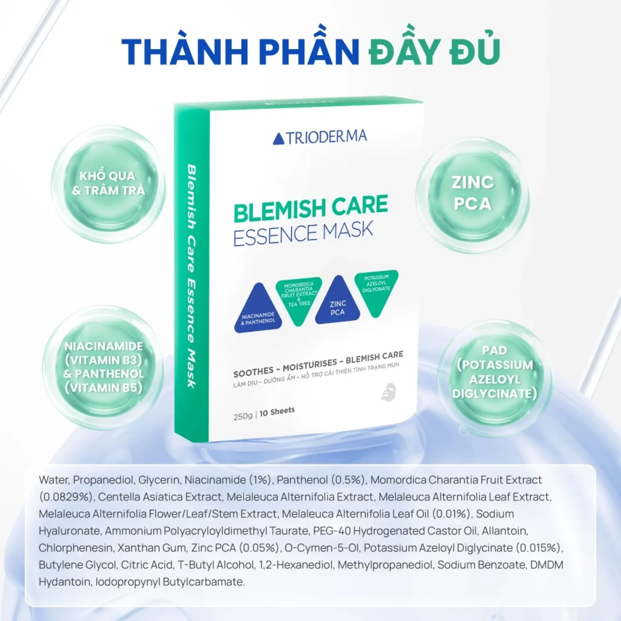 Trioderma mặt nạ khổ qua