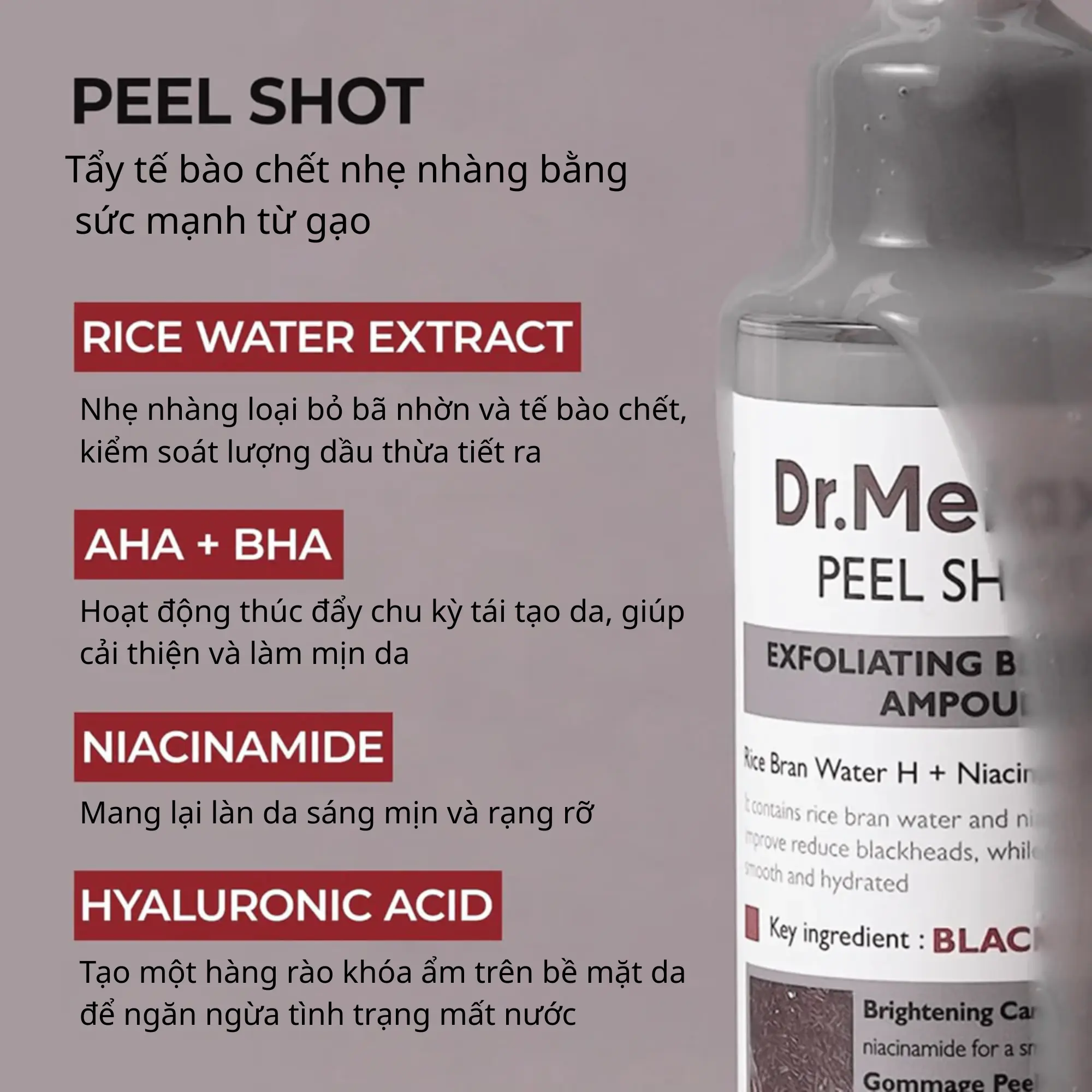 TTBC gạo đen Dr.Melaxin