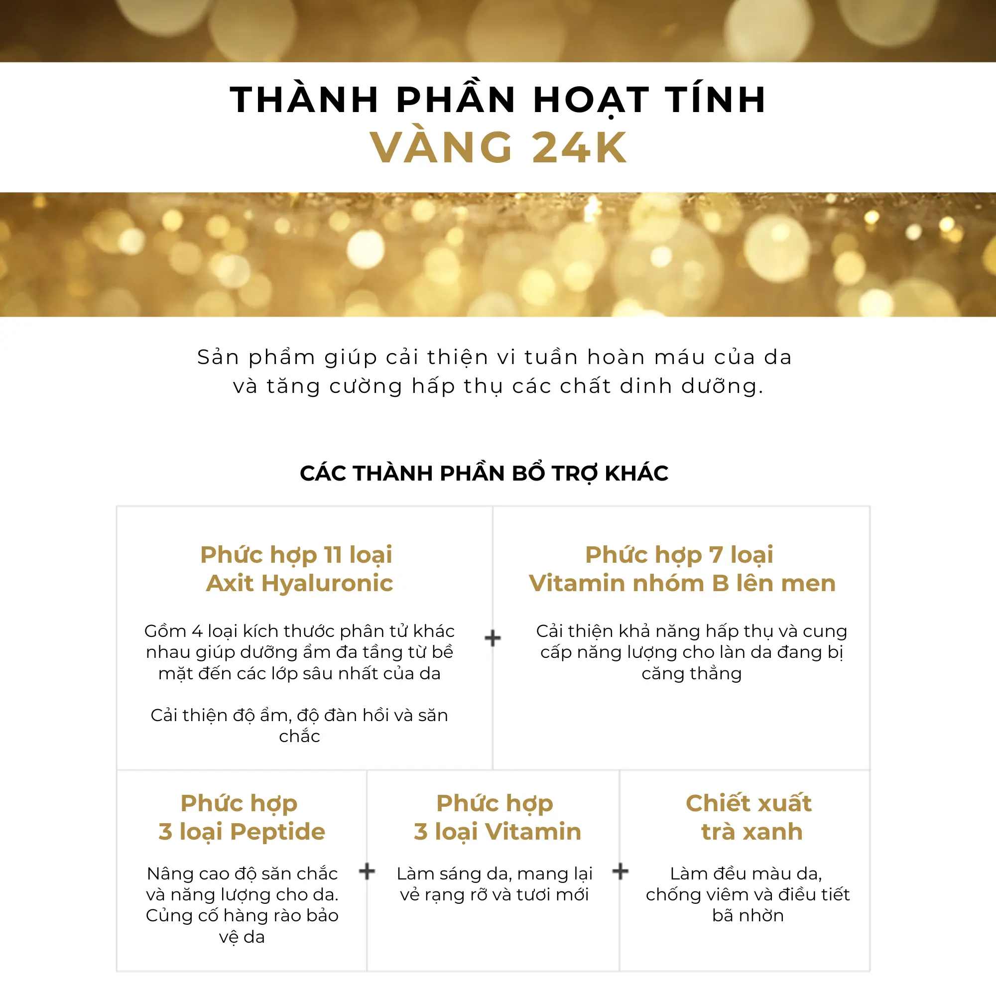 mặt nạ JM Solution 24K