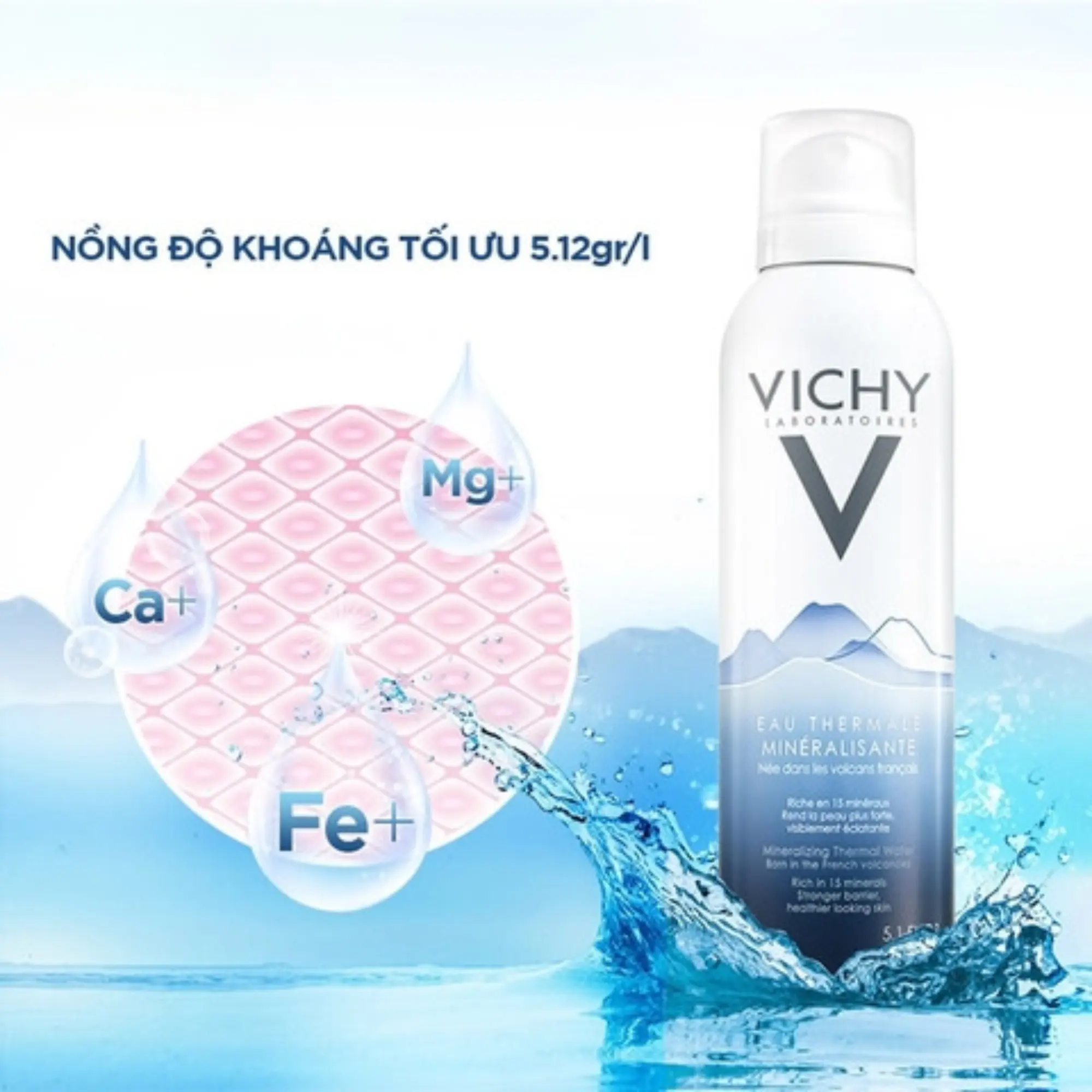 xịt khoáng vichy