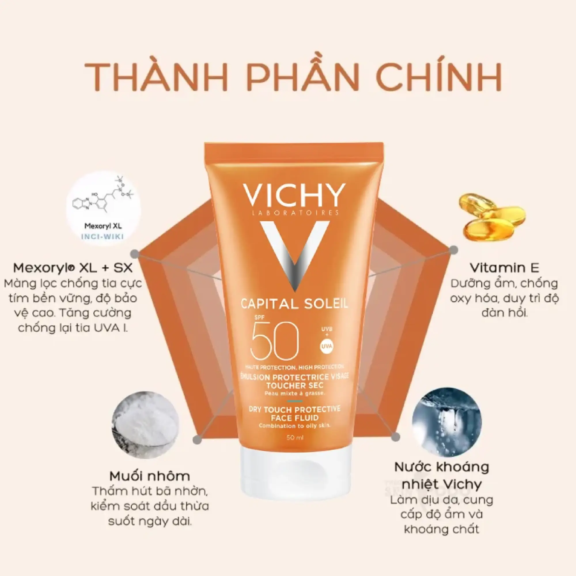 kem chống nắng vichy