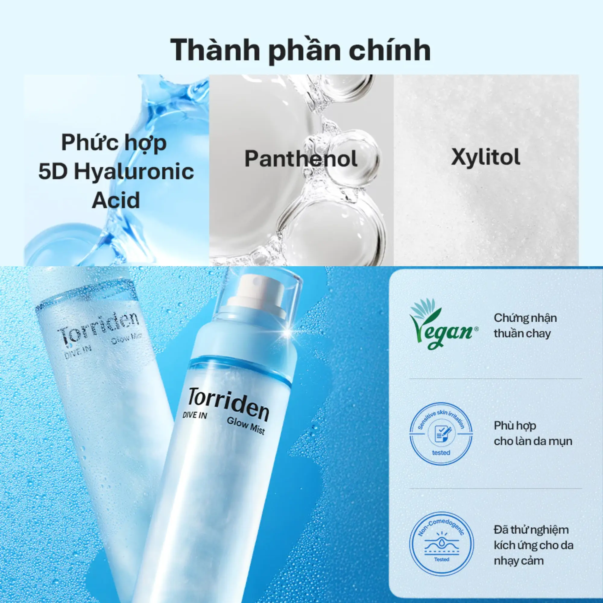 xịt dưỡng Torriden